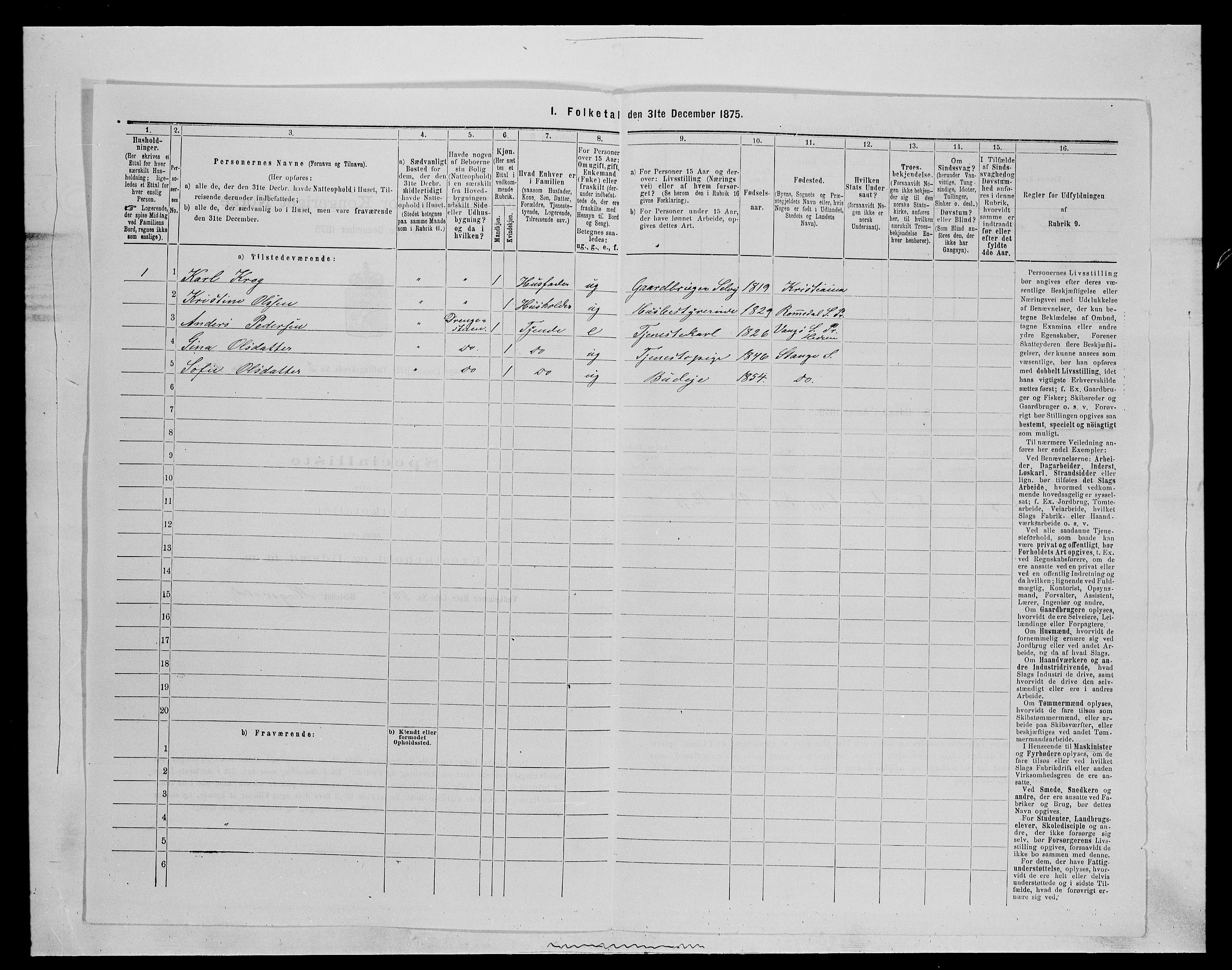 SAH, 1875 census for 0417P Stange, 1875, p. 363