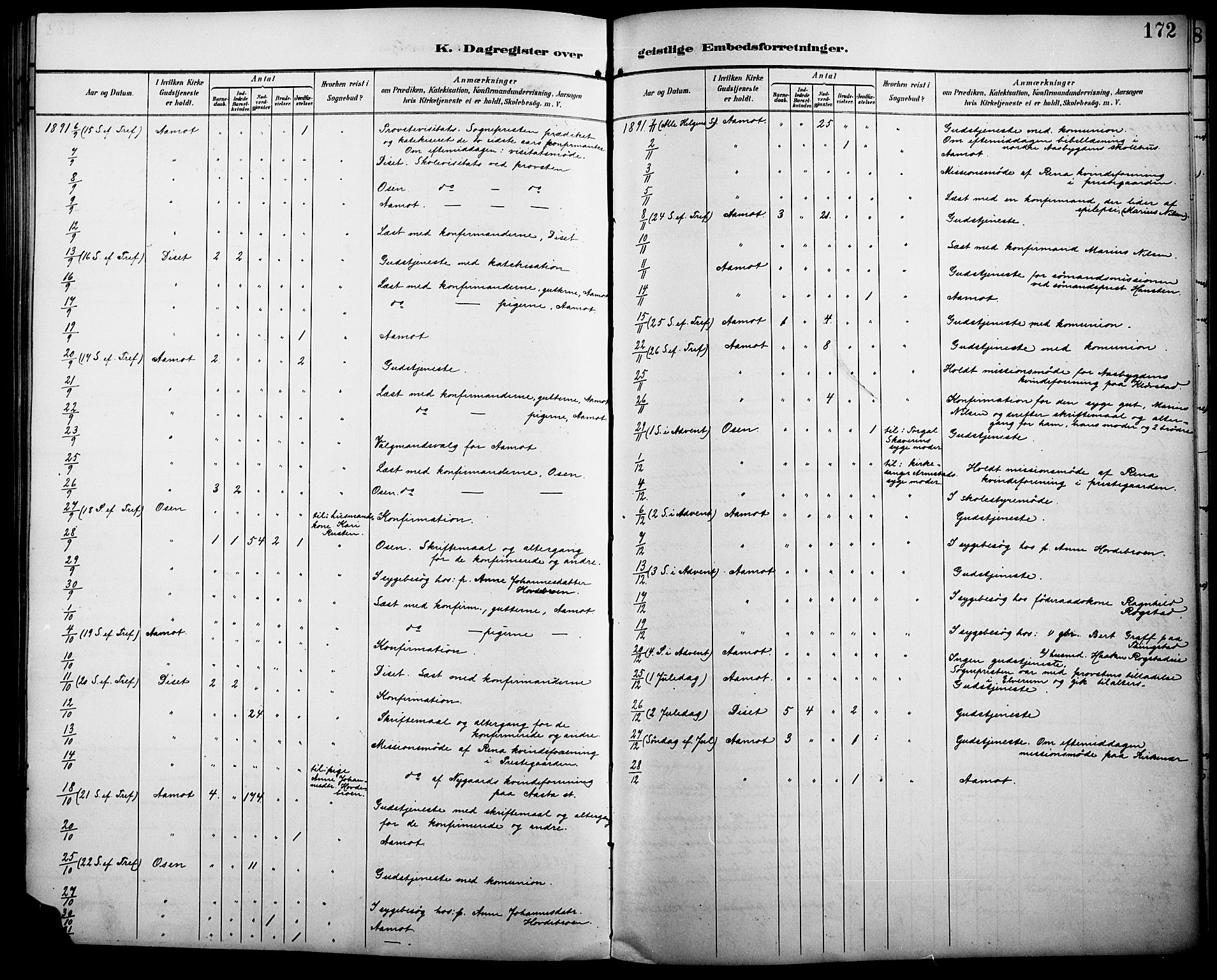 Åmot prestekontor, Hedmark, AV/SAH-PREST-056/H/Ha/Haa/L0011: Parish register (official) no. 11, 1890-1897, p. 172