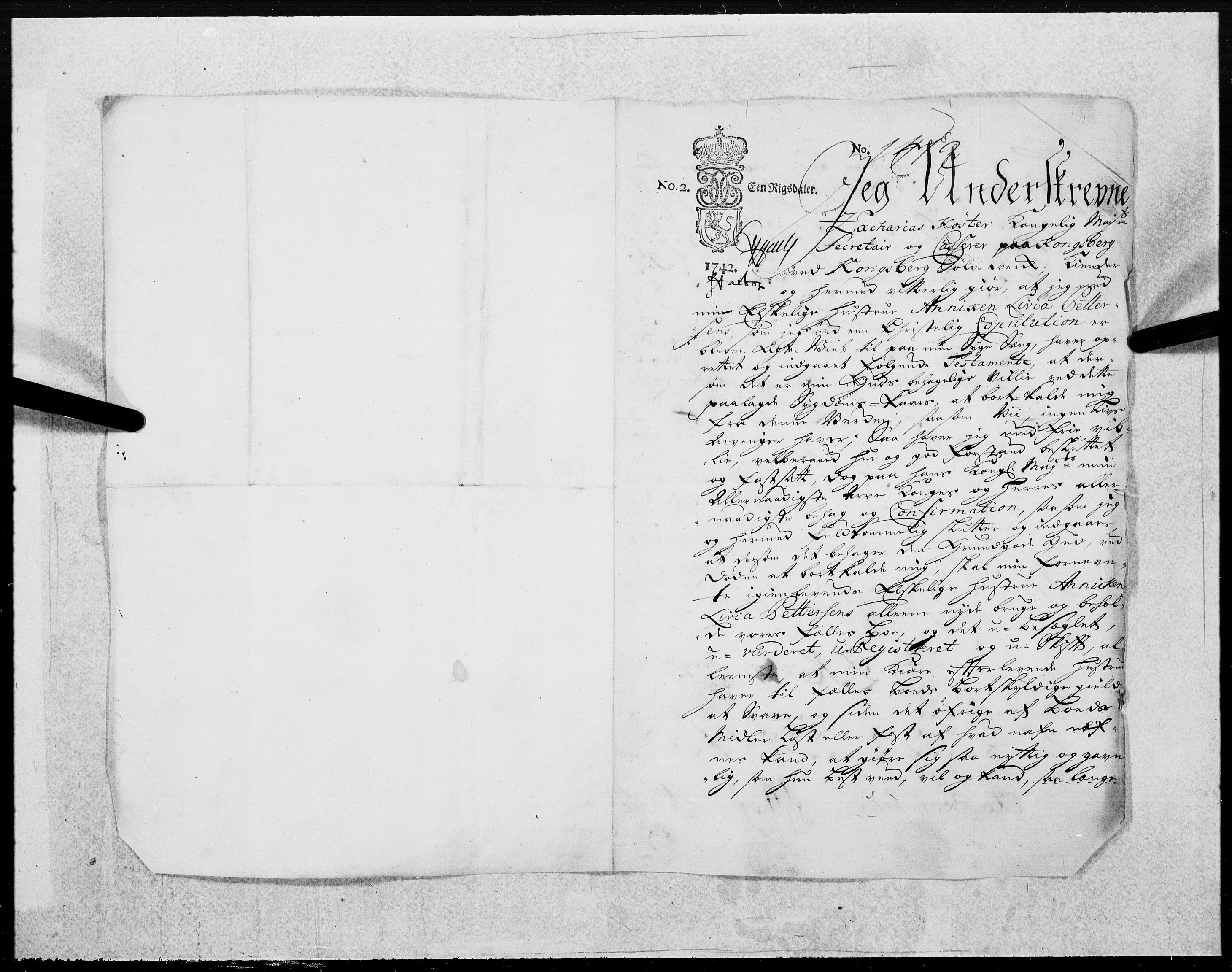 Danske Kanselli 1572-1799, AV/RA-EA-3023/F/Fc/Fcc/Fcca/L0136: Norske innlegg 1572-1799, 1742, p. 41