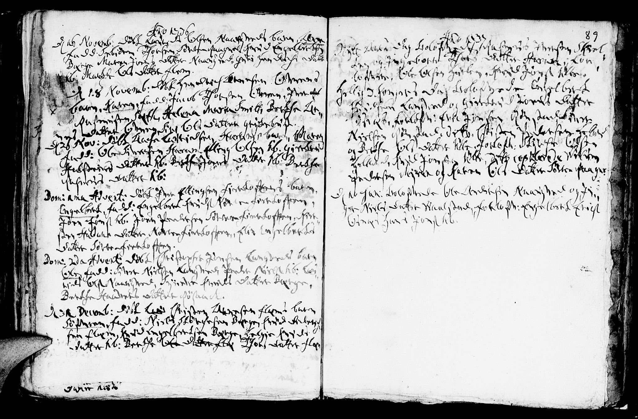 Ministerialprotokoller, klokkerbøker og fødselsregistre - Møre og Romsdal, SAT/A-1454/536/L0491: Parish register (official) no. 536A01 /1, 1689-1737, p. 89