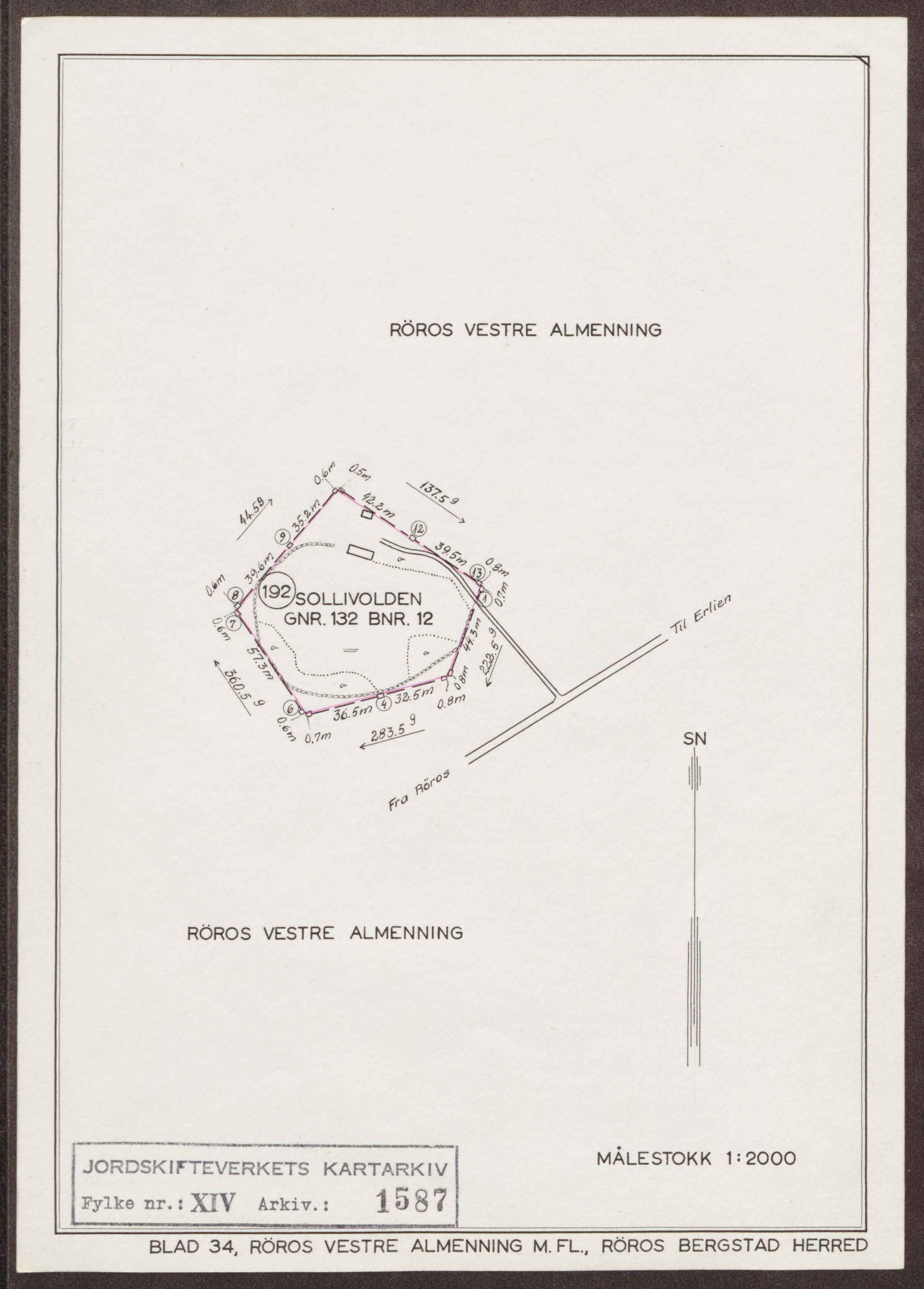 Jordskifteverkets kartarkiv, AV/RA-S-3929/T, 1859-1988, p. 2450