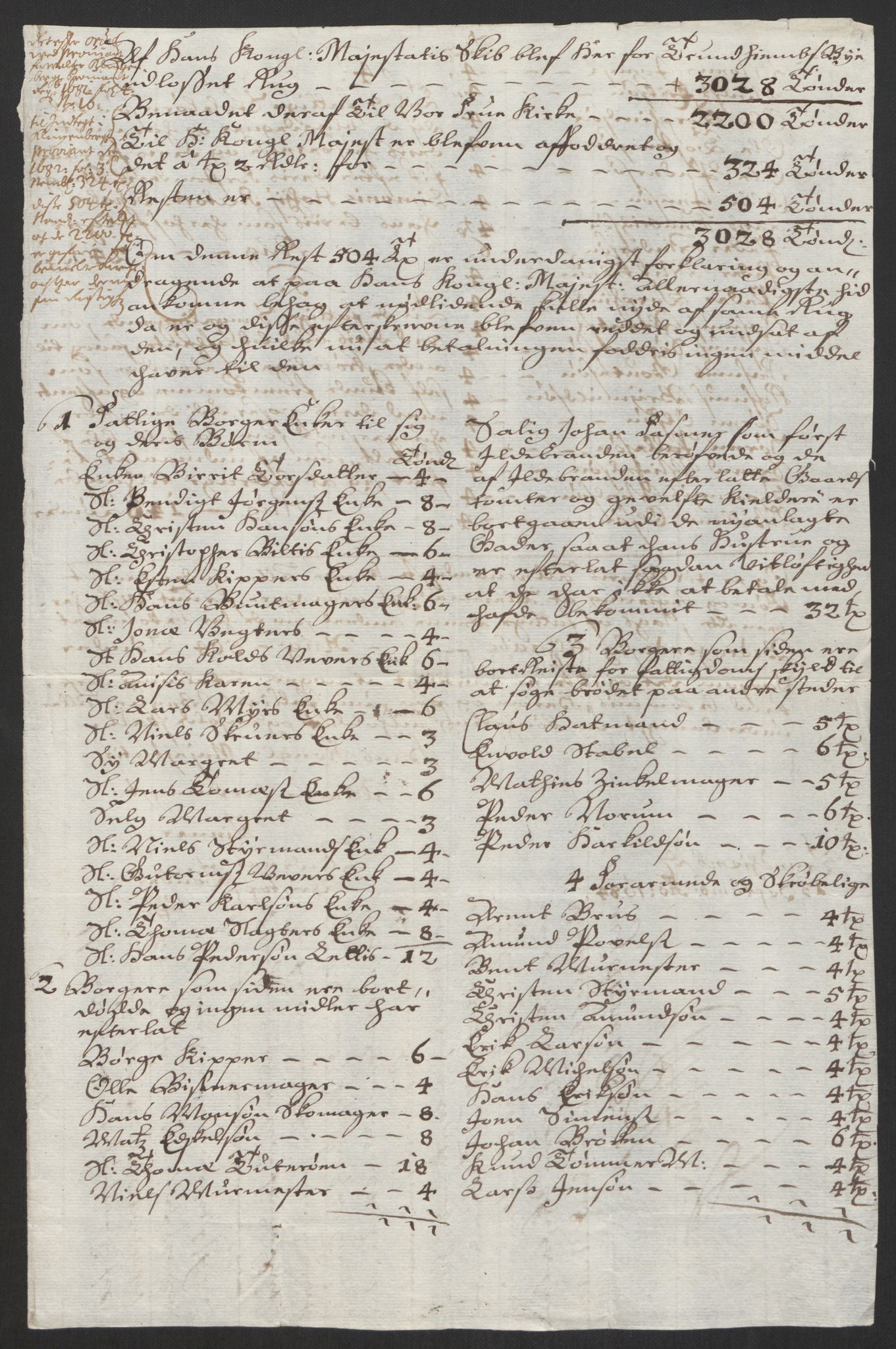 Rentekammeret inntil 1814, Reviderte regnskaper, Byregnskaper, AV/RA-EA-4066/R/Rs/L0504: [S1] Kontribusjonsregnskap, 1631-1684, p. 354