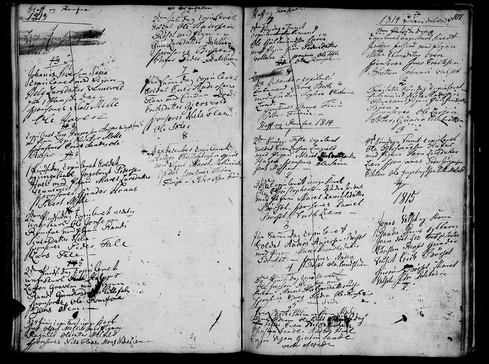 Ministerialprotokoller, klokkerbøker og fødselsregistre - Møre og Romsdal, SAT/A-1454/590/L1008: Parish register (official) no. 590A02, 1794-1820, p. 107