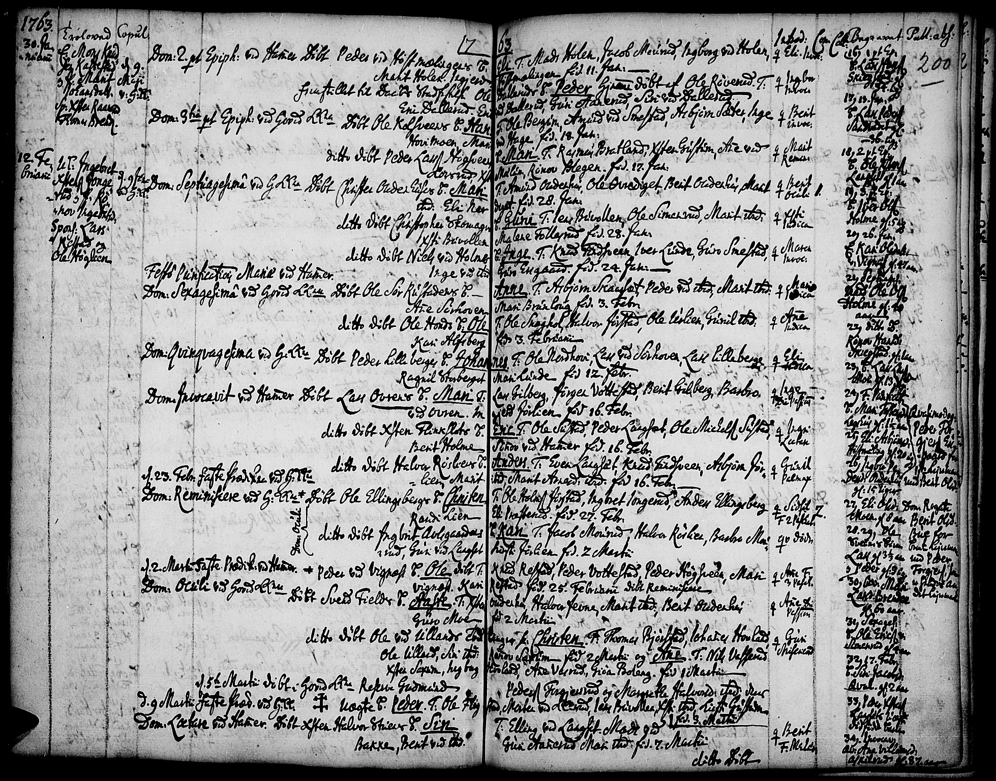 Fåberg prestekontor, SAH/PREST-086/H/Ha/Haa/L0001: Parish register (official) no. 1, 1727-1775, p. 200
