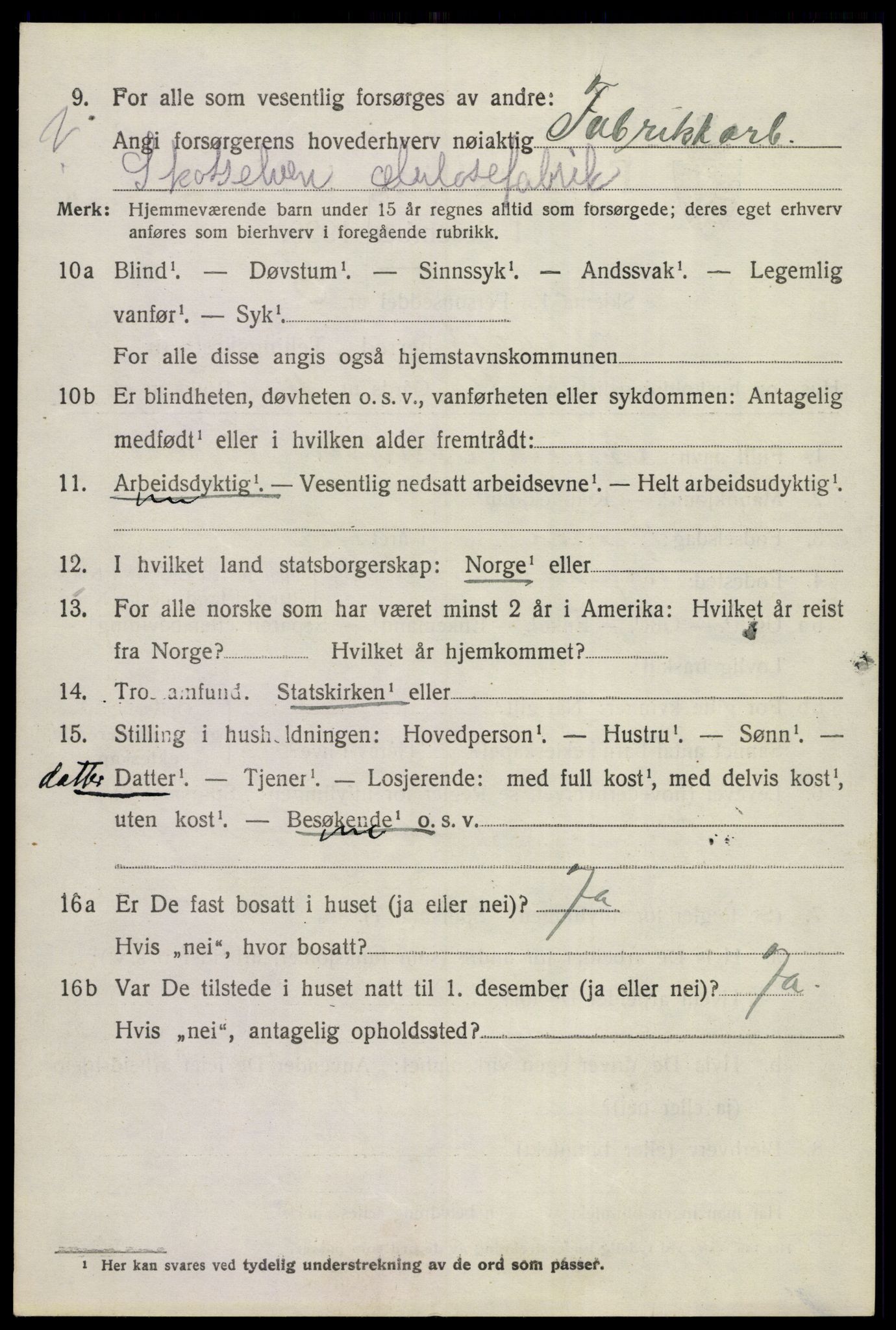 SAKO, 1920 census for Sigdal, 1920, p. 1913