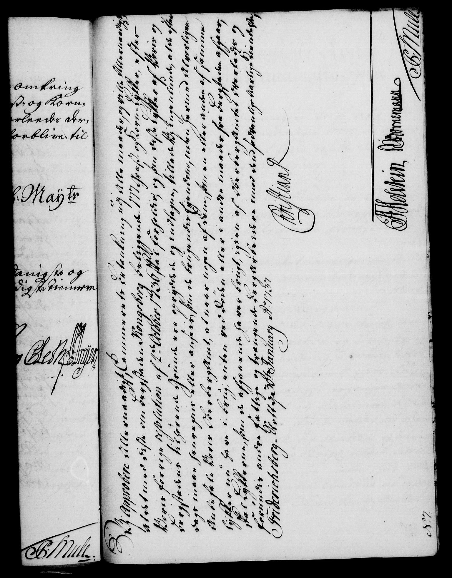 Rentekammeret, Kammerkanselliet, RA/EA-3111/G/Gf/Gfa/L0020: Norsk relasjons- og resolusjonsprotokoll (merket RK 52.20), 1737, p. 85