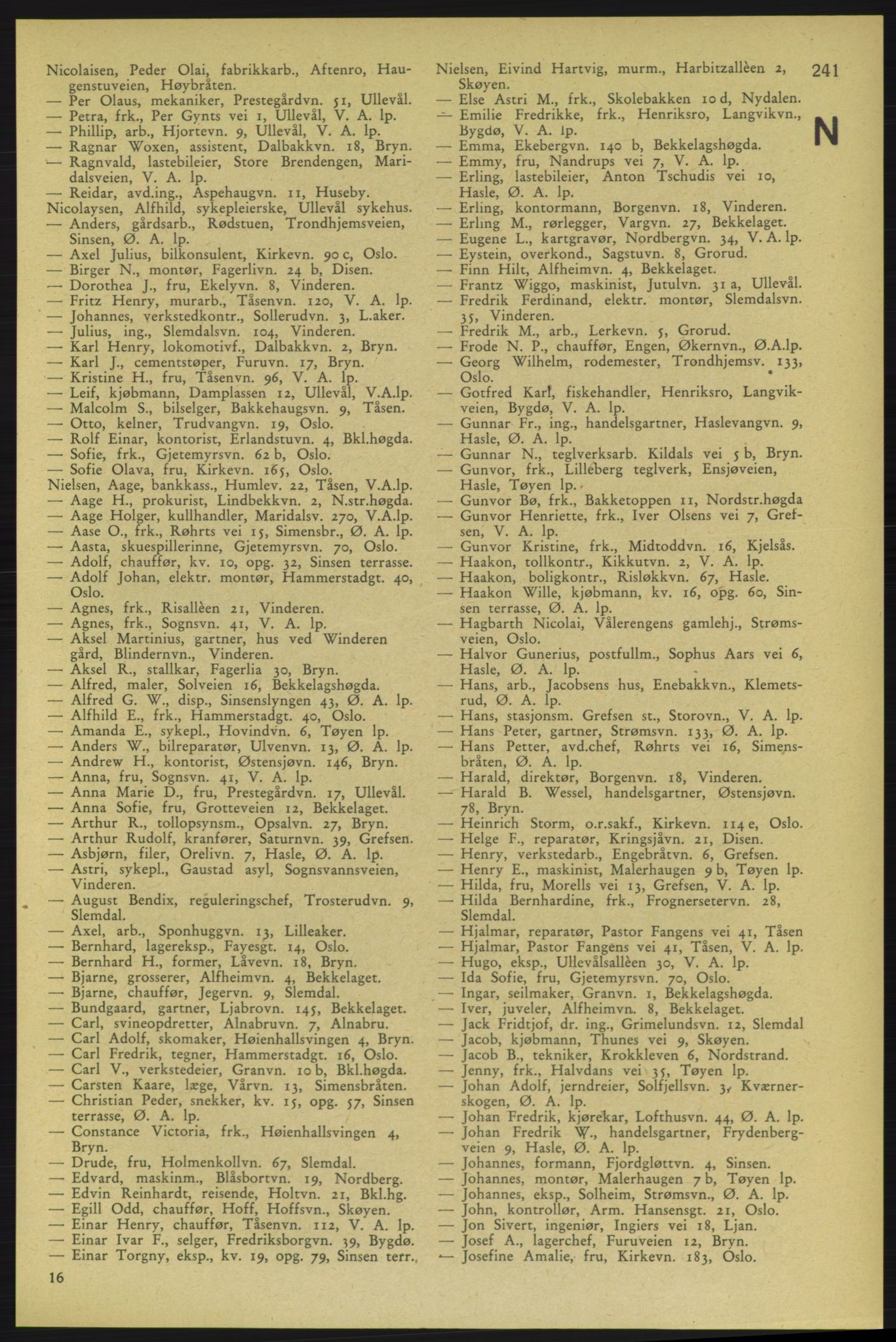 Aker adressebok/adressekalender, PUBL/001/A/006: Aker adressebok, 1937-1938, p. 241