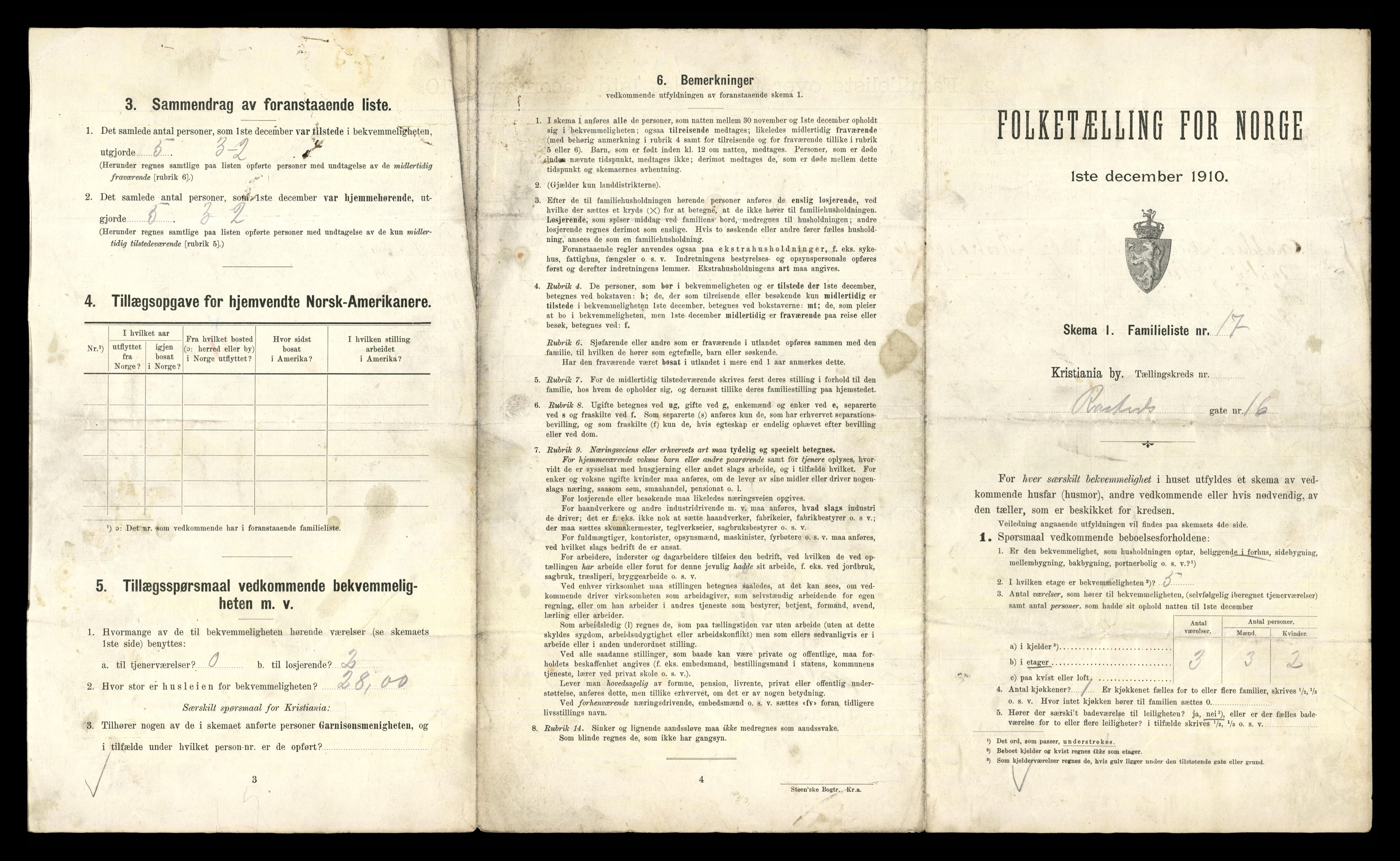 RA, 1910 census for Kristiania, 1910, p. 82121