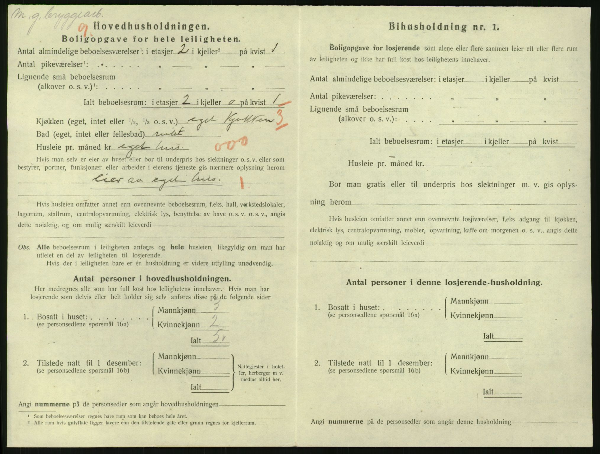 SAK, 1920 census for Risør, 1920, p. 1830