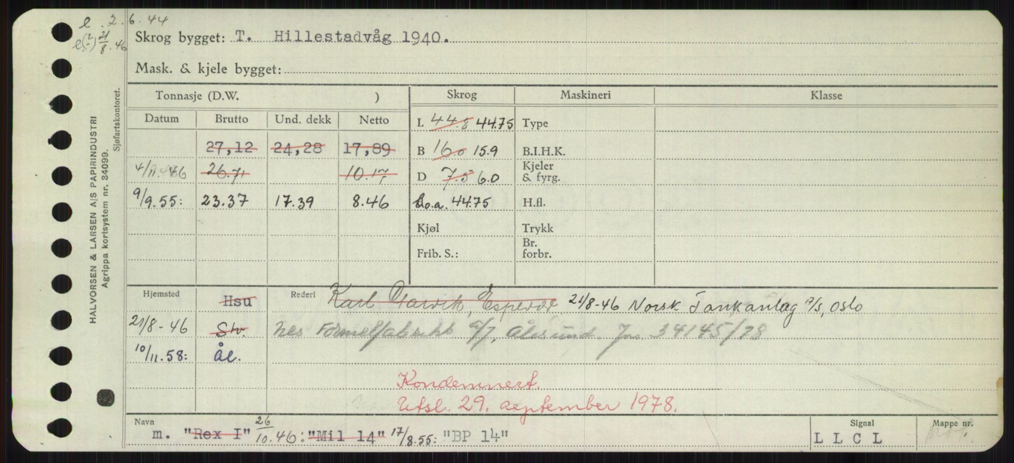 Sjøfartsdirektoratet med forløpere, Skipsmålingen, AV/RA-S-1627/H/Hd/L0003: Fartøy, B-Bev, p. 21