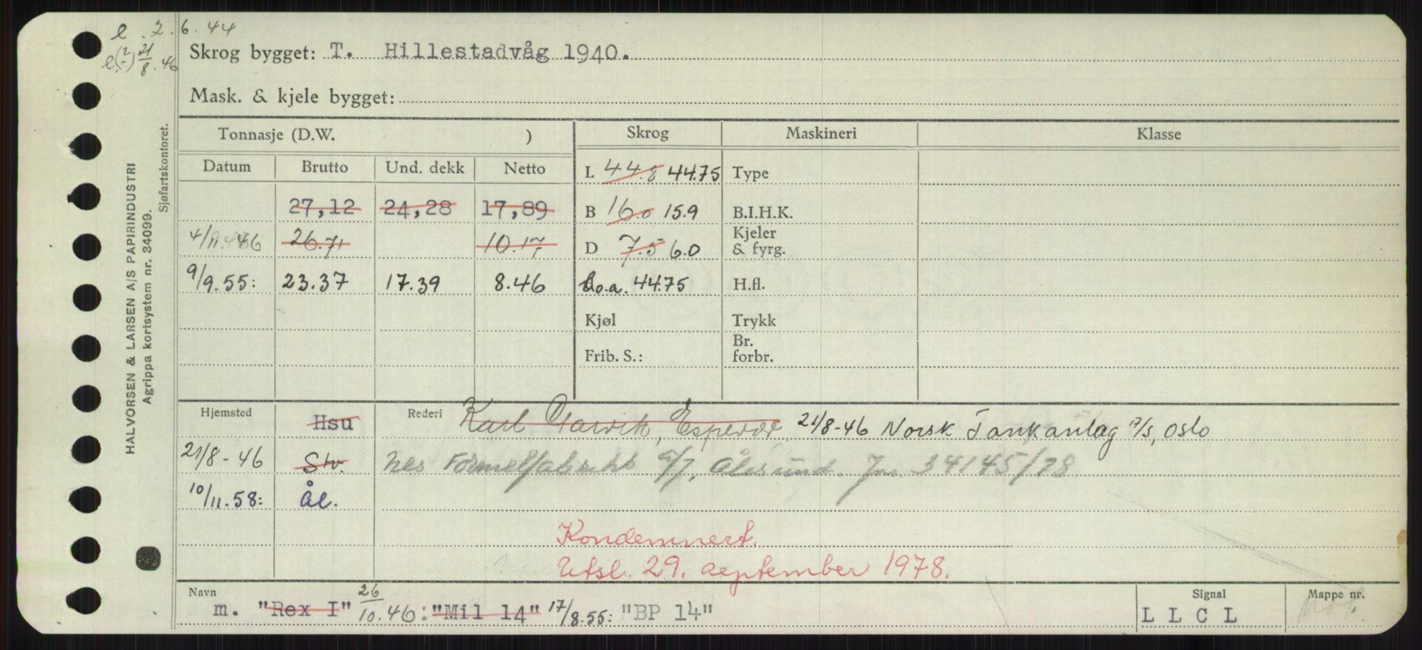 Sjøfartsdirektoratet med forløpere, Skipsmålingen, RA/S-1627/H/Hd/L0003: Fartøy, B-Bev, p. 21