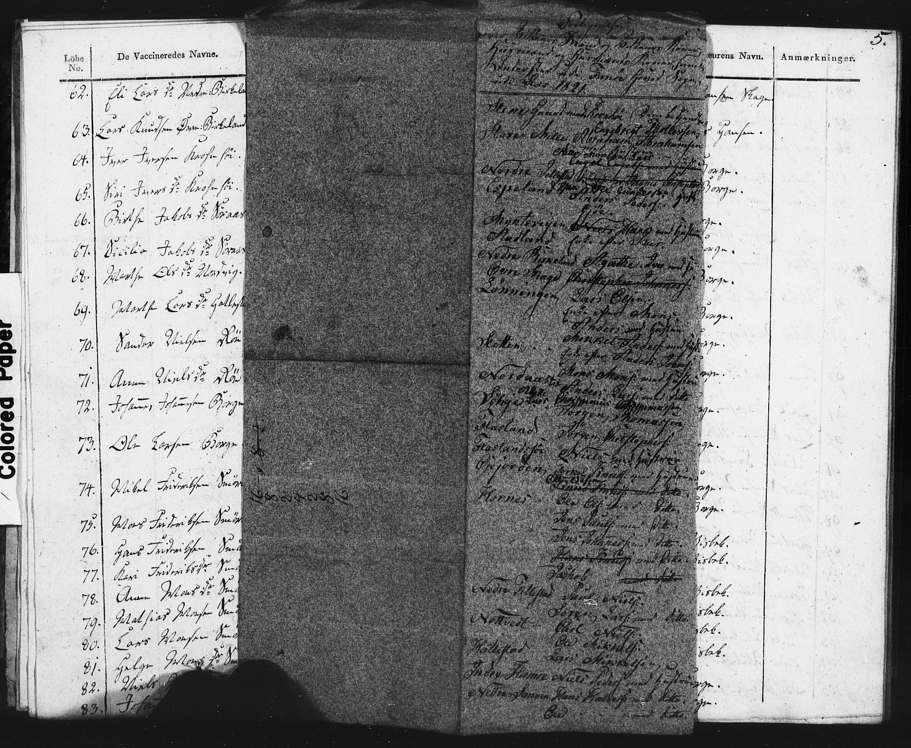 Fana Sokneprestembete, SAB/A-75101/H/Haa/Haaa/L0013: Parish register (official) no. A 13, 1819-1833, p. 5