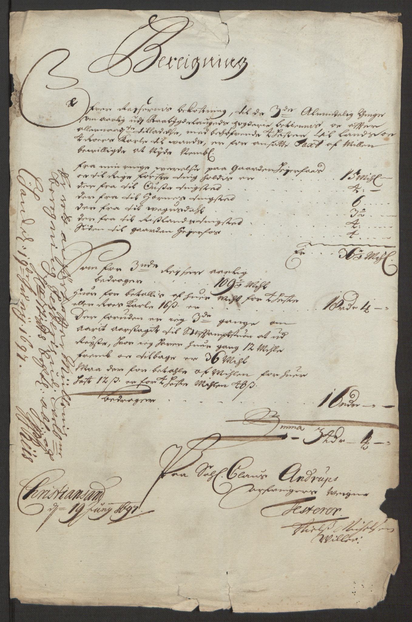 Rentekammeret inntil 1814, Reviderte regnskaper, Fogderegnskap, AV/RA-EA-4092/R40/L2444: Fogderegnskap Råbyggelag, 1693-1696, p. 367