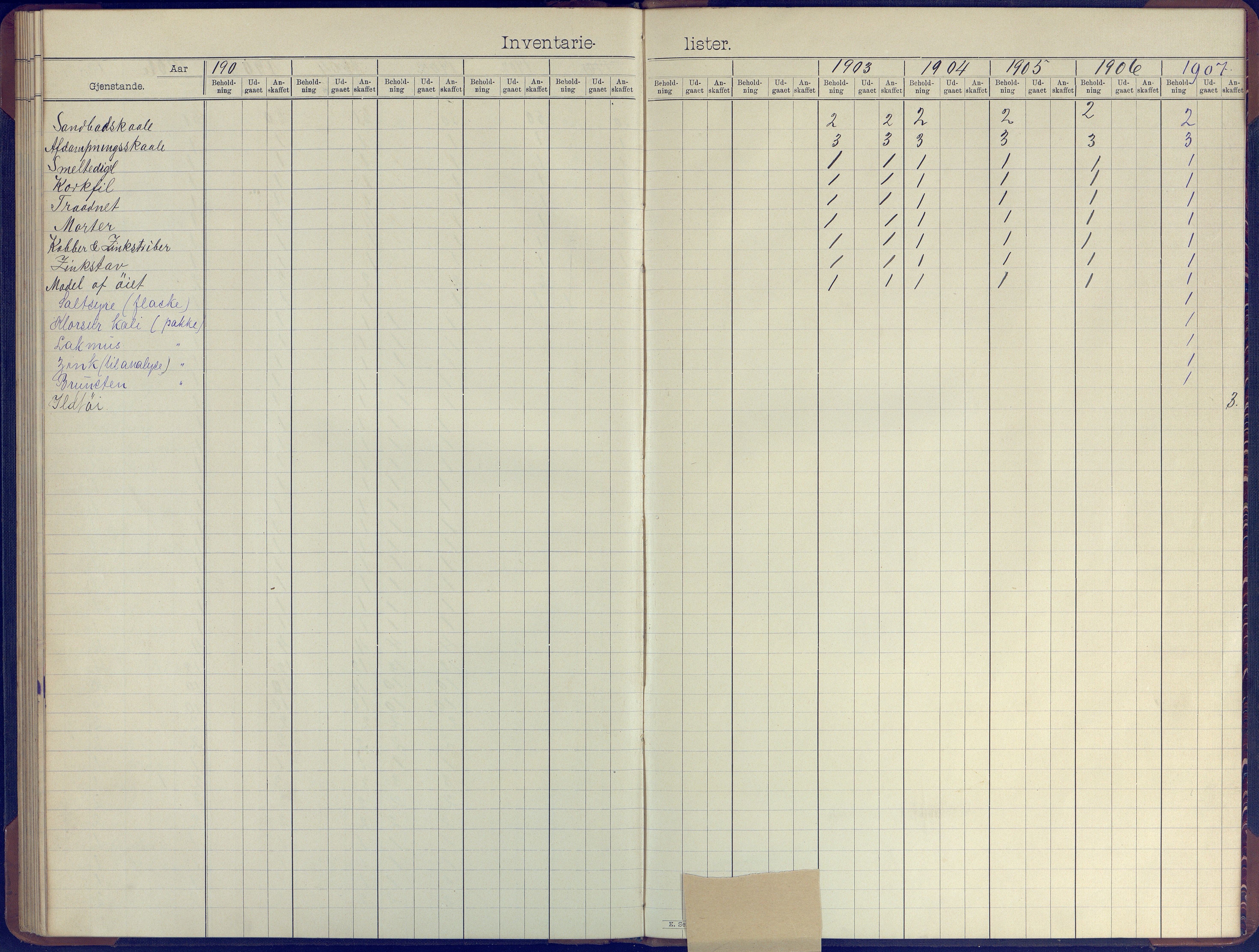 Hisøy kommune frem til 1991, AAKS/KA0922-PK/31/L0008: Skoleprotokoll, 1903-1905