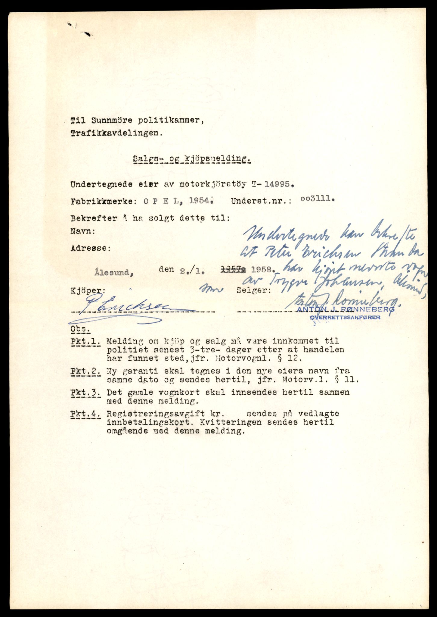 Møre og Romsdal vegkontor - Ålesund trafikkstasjon, AV/SAT-A-4099/F/Fe/L0049: Registreringskort for kjøretøy T 14864 - T 18613, 1927-1998, p. 3181
