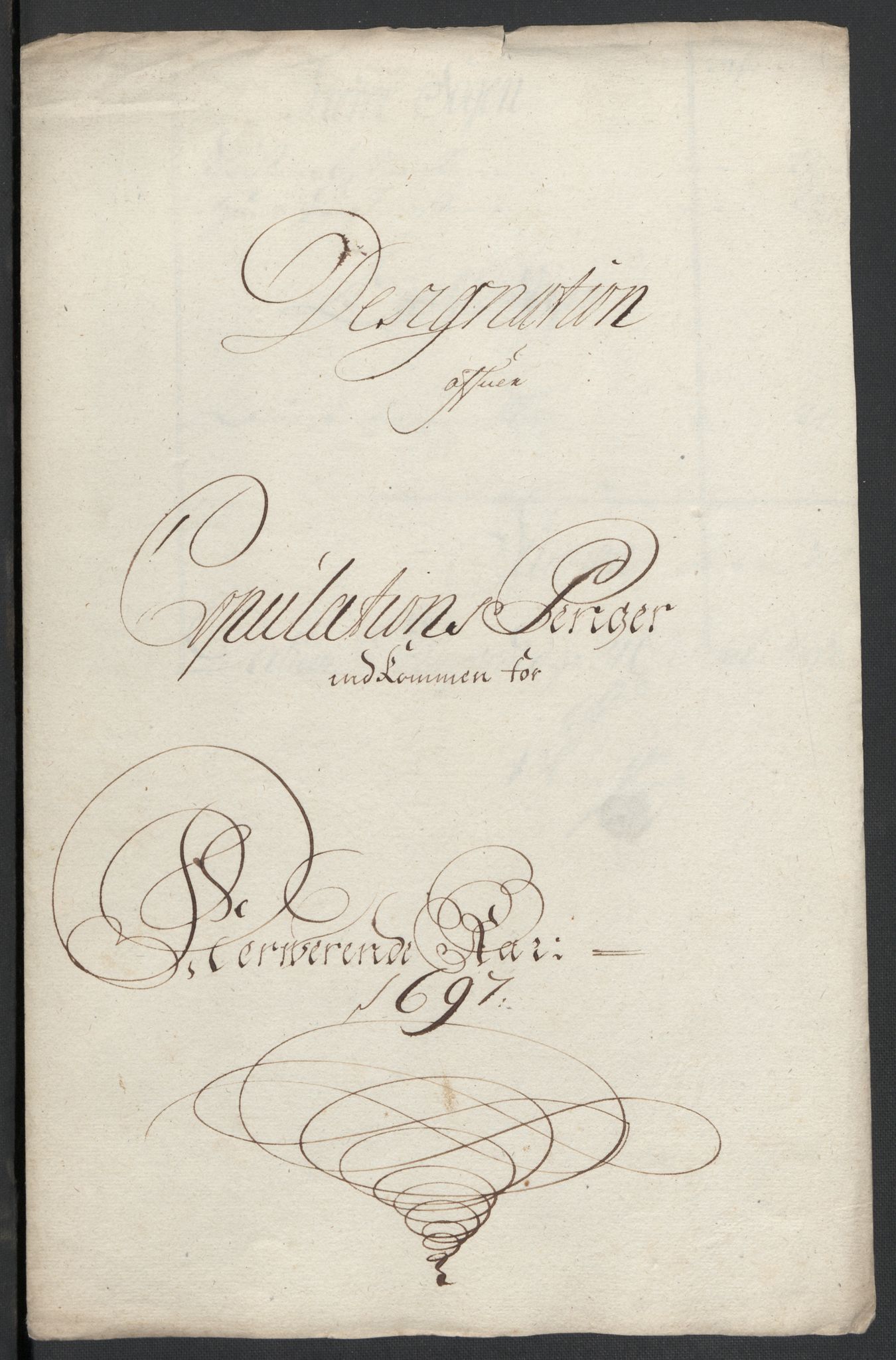 Rentekammeret inntil 1814, Reviderte regnskaper, Fogderegnskap, AV/RA-EA-4092/R39/L2313: Fogderegnskap Nedenes, 1696-1697, p. 164