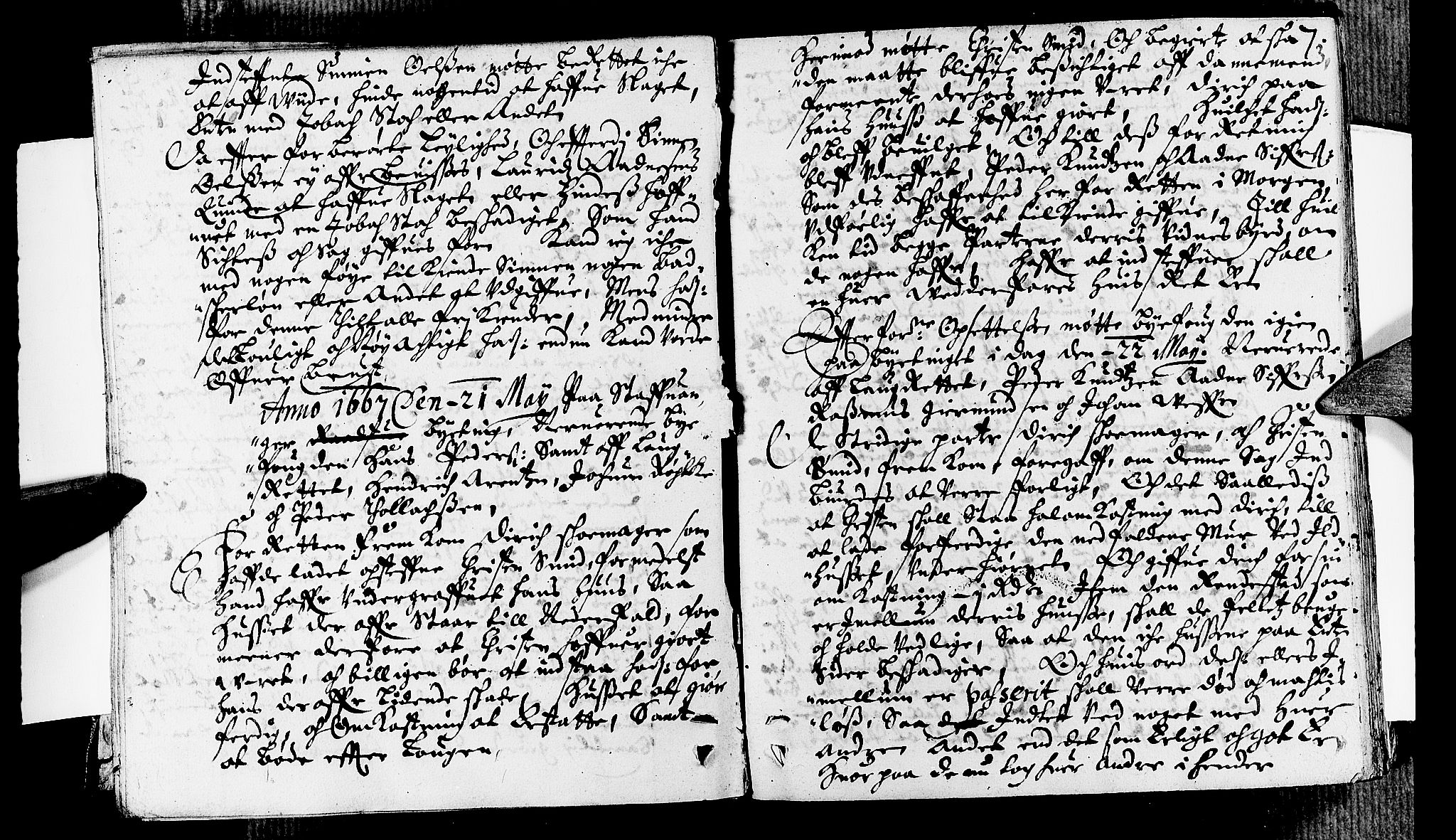 Stavanger byfogd, AV/SAST-A-101408/001/3/30/30BA/L0019: Bytingprotkoll, 1667, p. 6b-7a