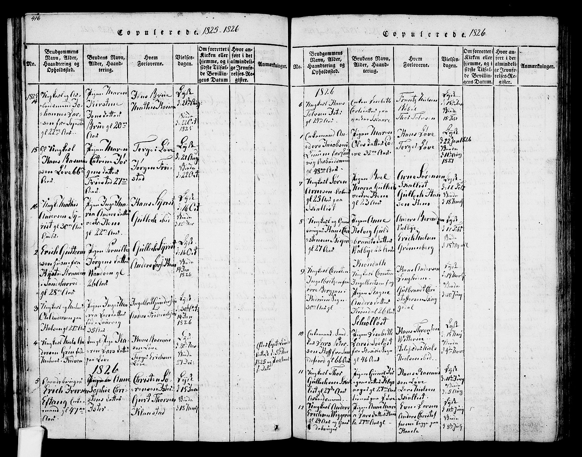 Tjølling kirkebøker, SAKO/A-60/F/Fa/L0005: Parish register (official) no. 5, 1814-1836, p. 418-419