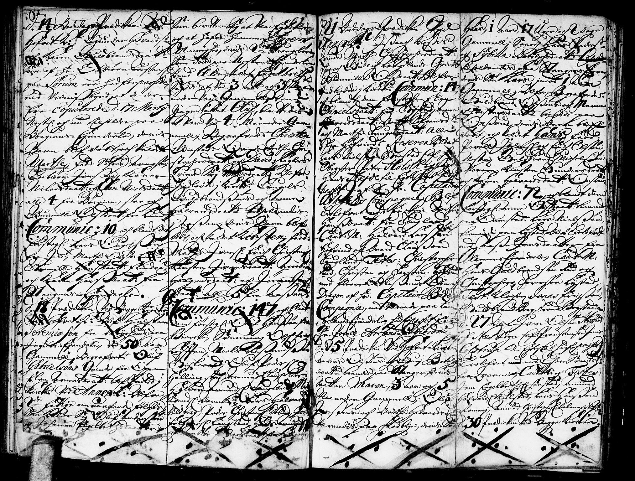 Ullensaker prestekontor Kirkebøker, AV/SAO-A-10236a/F/Fa/L0002: Parish register (official) no. I 2, 1702-1710