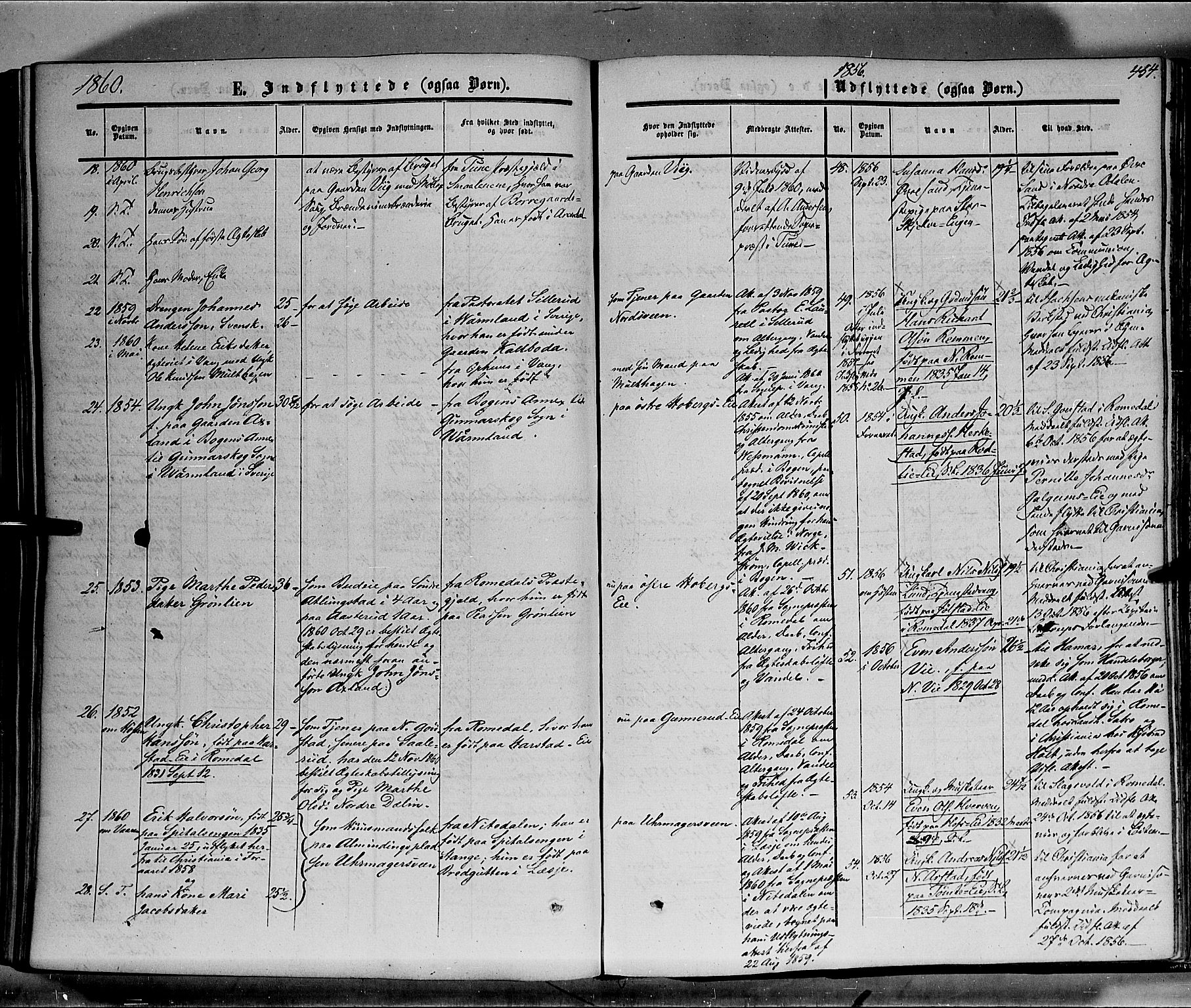 Stange prestekontor, AV/SAH-PREST-002/K/L0012: Parish register (official) no. 12, 1852-1862, p. 454