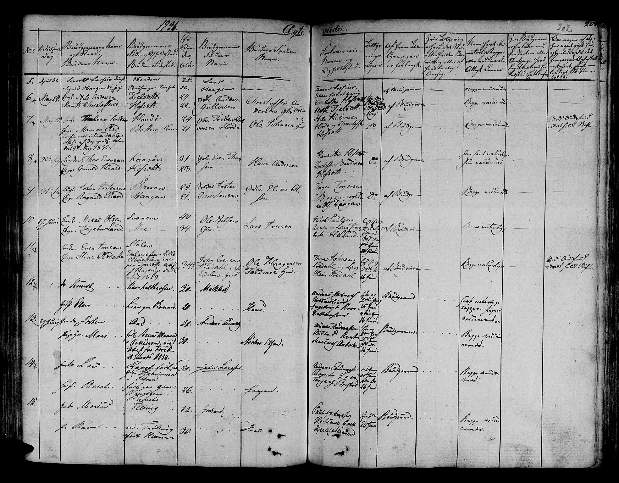 Ministerialprotokoller, klokkerbøker og fødselsregistre - Sør-Trøndelag, AV/SAT-A-1456/630/L0492: Parish register (official) no. 630A05, 1830-1840, p. 202