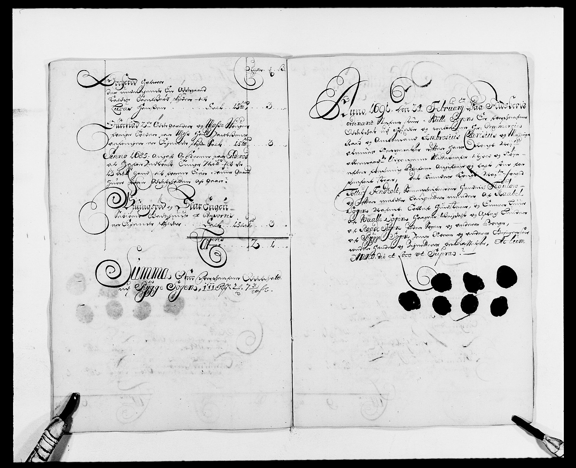 Rentekammeret inntil 1814, Reviderte regnskaper, Fogderegnskap, RA/EA-4092/R02/L0106: Fogderegnskap Moss og Verne kloster, 1688-1691, p. 530