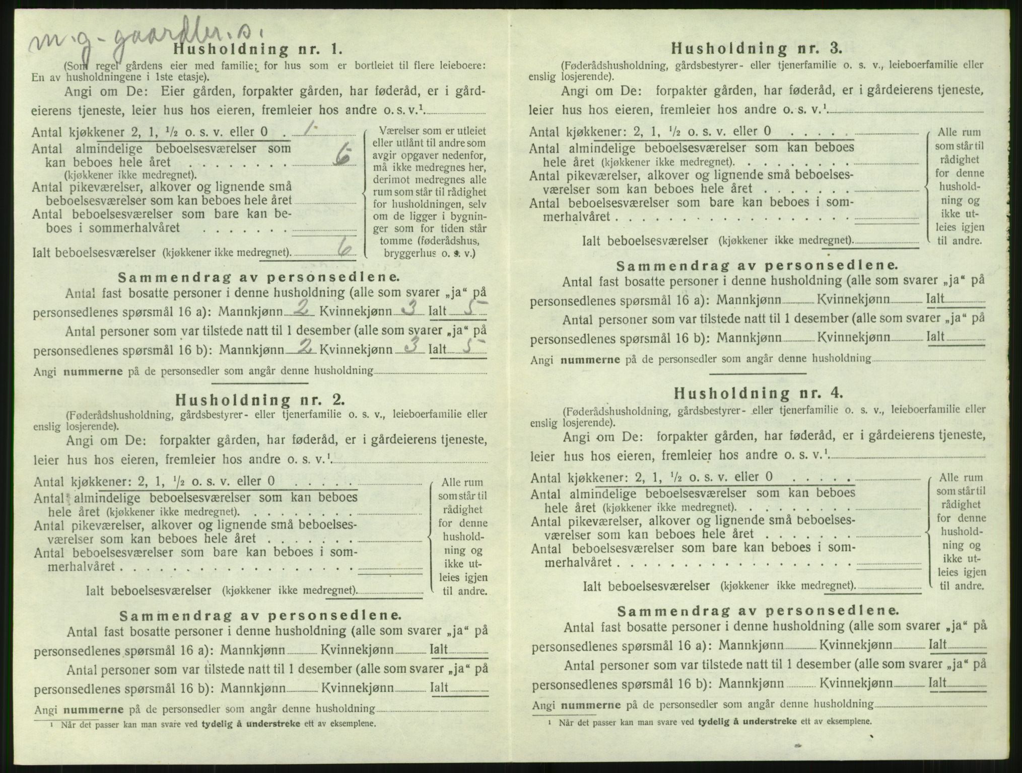 SAT, 1920 census for Stordal, 1920, p. 263