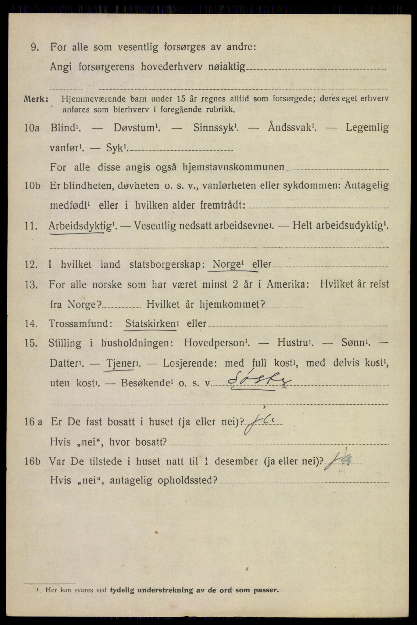 SAKO, 1920 census for Skoger, 1920, p. 8478