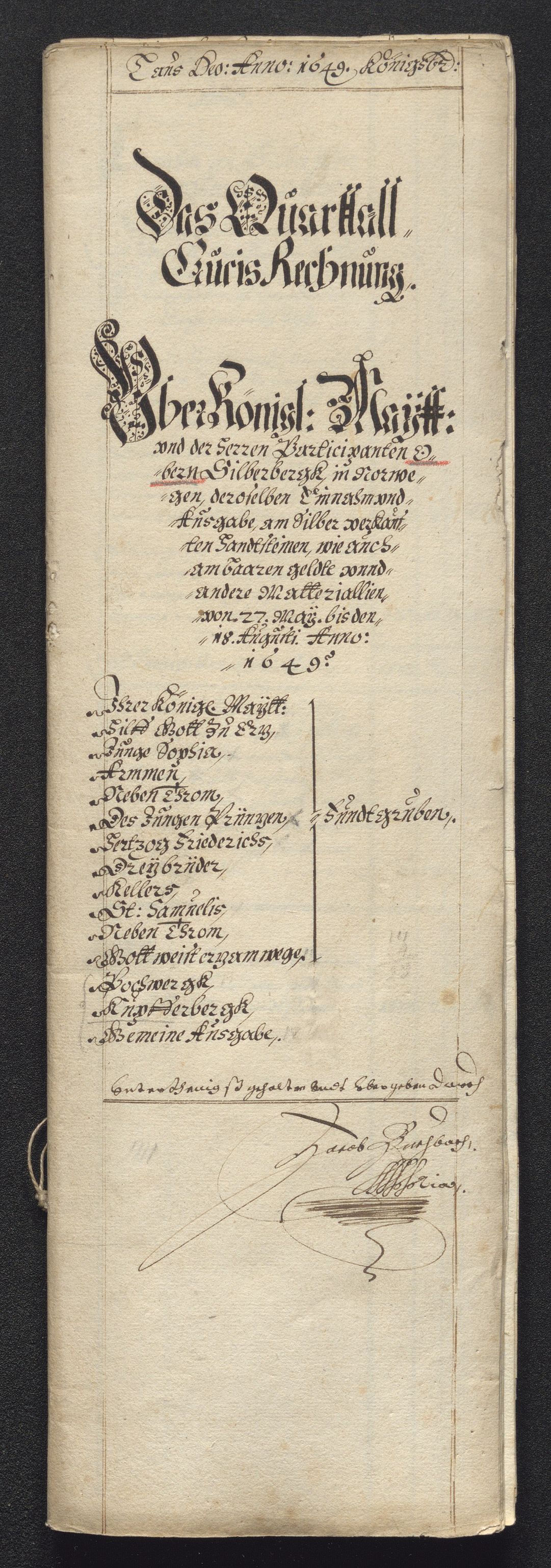 Kongsberg Sølvverk 1623-1816, SAKO/EA-3135/001/D/Dc/Dcd/L0023: Utgiftsregnskap for gruver m.m., 1649, p. 366