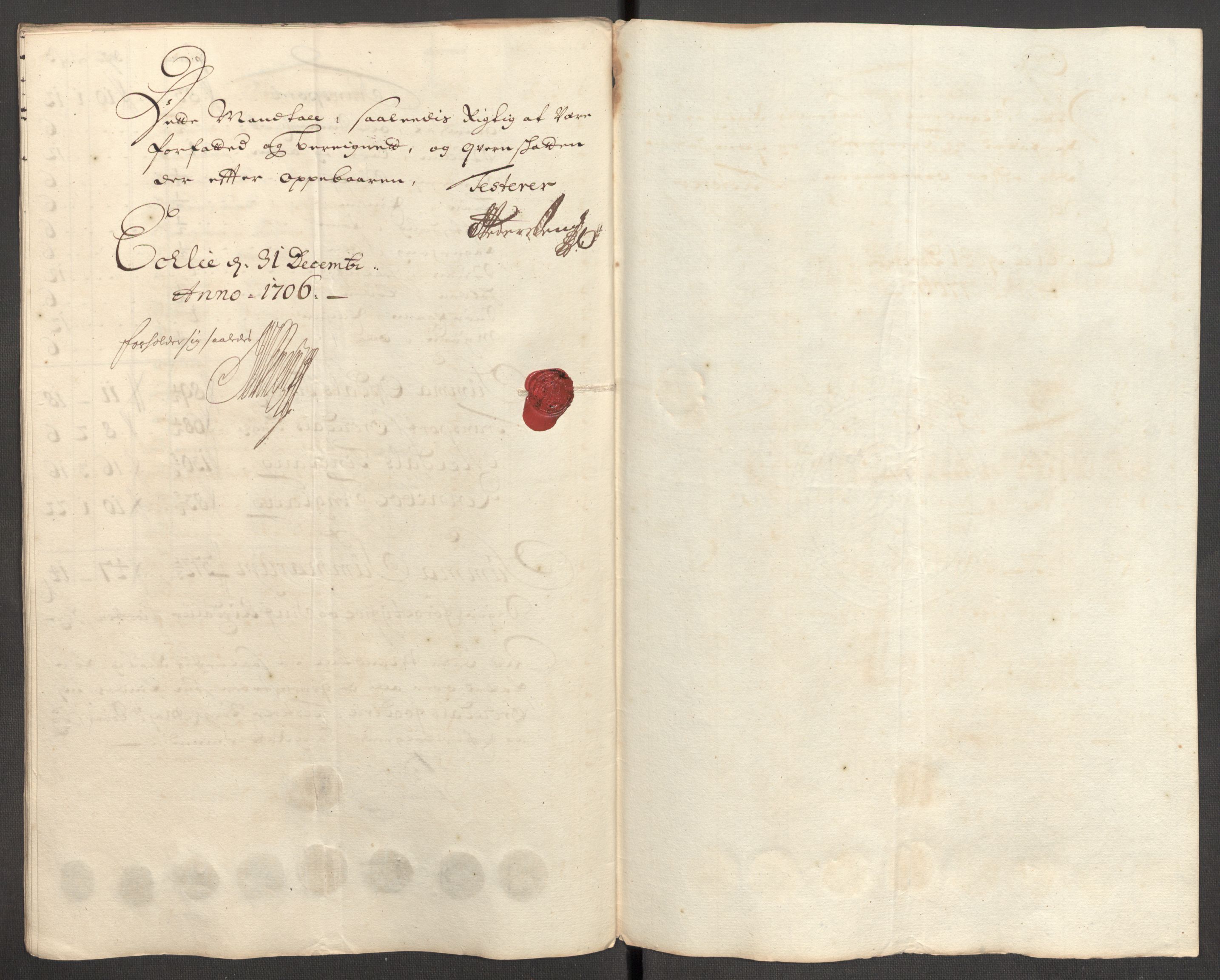 Rentekammeret inntil 1814, Reviderte regnskaper, Fogderegnskap, AV/RA-EA-4092/R60/L3956: Fogderegnskap Orkdal og Gauldal, 1706, p. 109