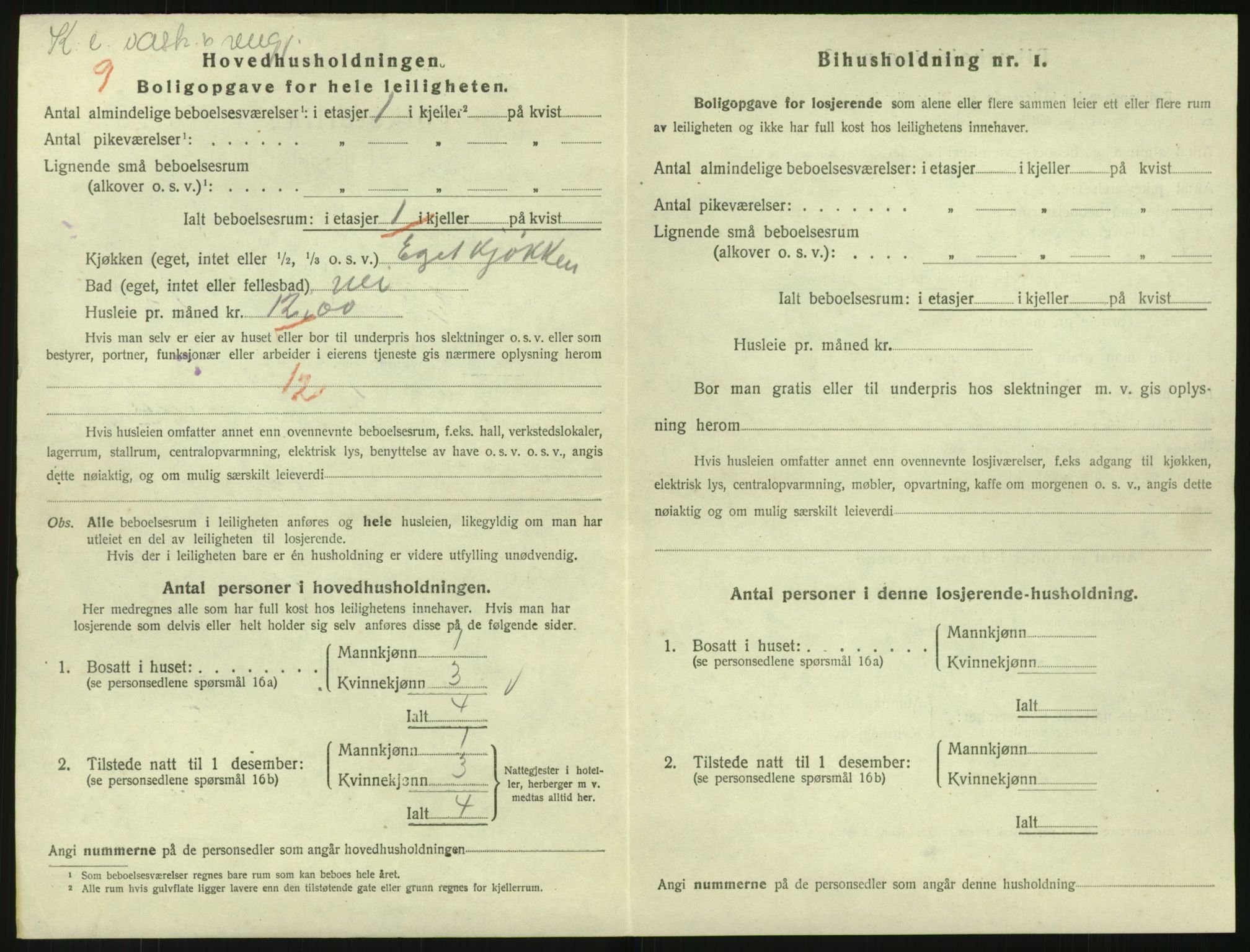 SAK, 1920 census for Arendal, 1920, p. 6797