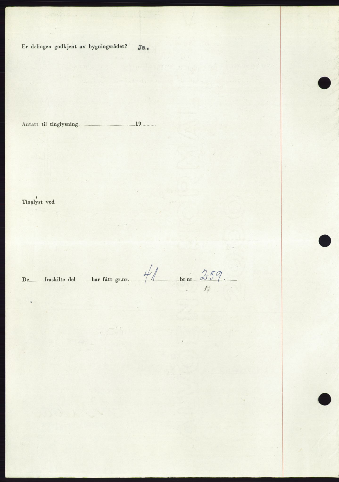 Søre Sunnmøre sorenskriveri, SAT/A-4122/1/2/2C/L0087: Mortgage book no. 13A, 1950-1950, Diary no: : 1192/1950