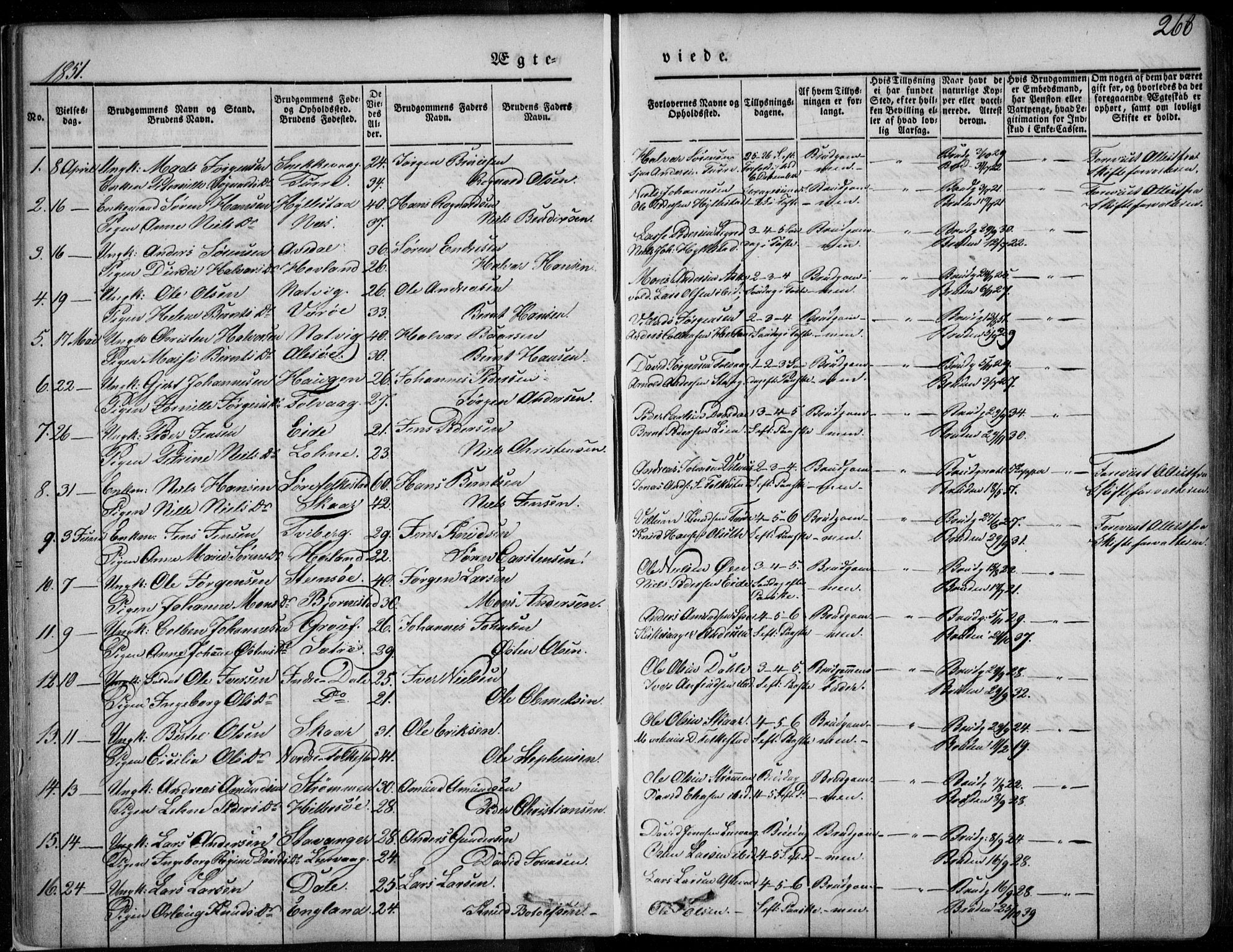 Askvoll sokneprestembete, SAB/A-79501/H/Haa/Haaa/L0011/0002: Parish register (official) no. A 11 II, 1845-1878, p. 268