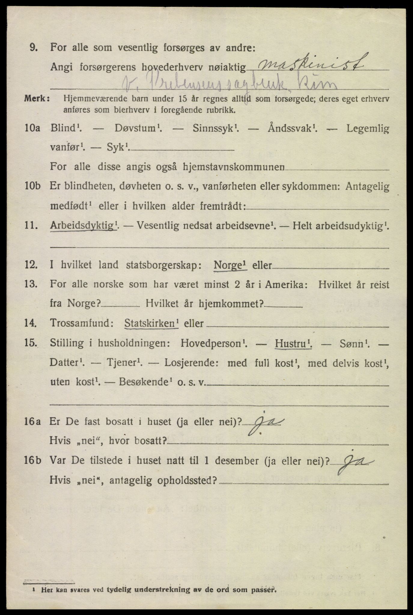 SAK, 1920 census for Søndeled, 1920, p. 3694