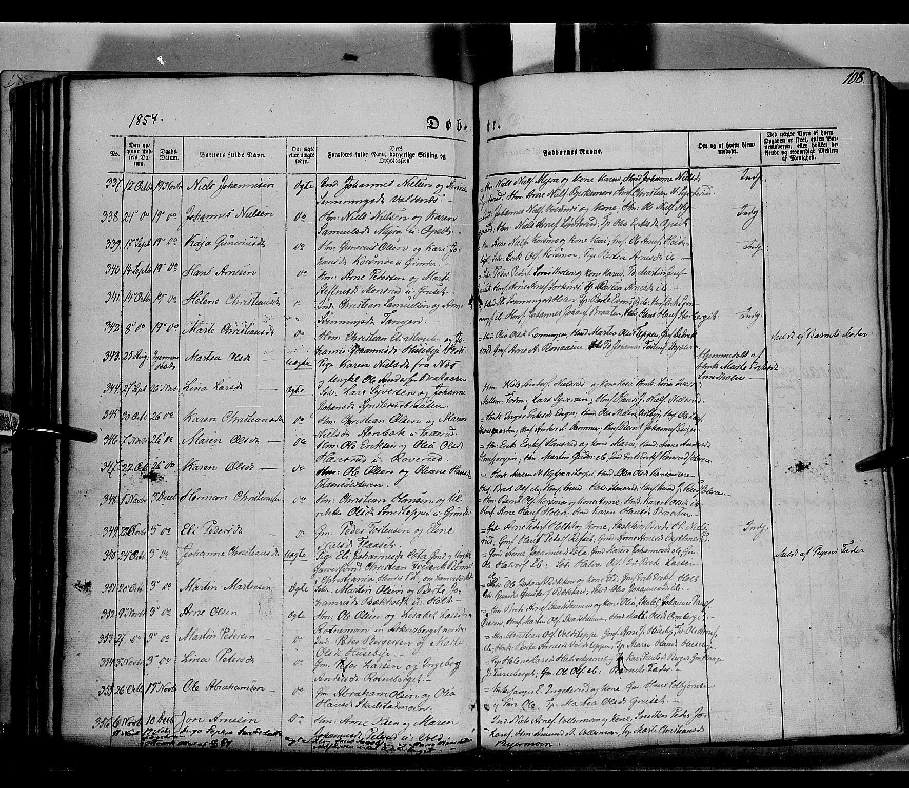 Grue prestekontor, AV/SAH-PREST-036/H/Ha/Haa/L0008: Parish register (official) no. 8, 1847-1858, p. 108