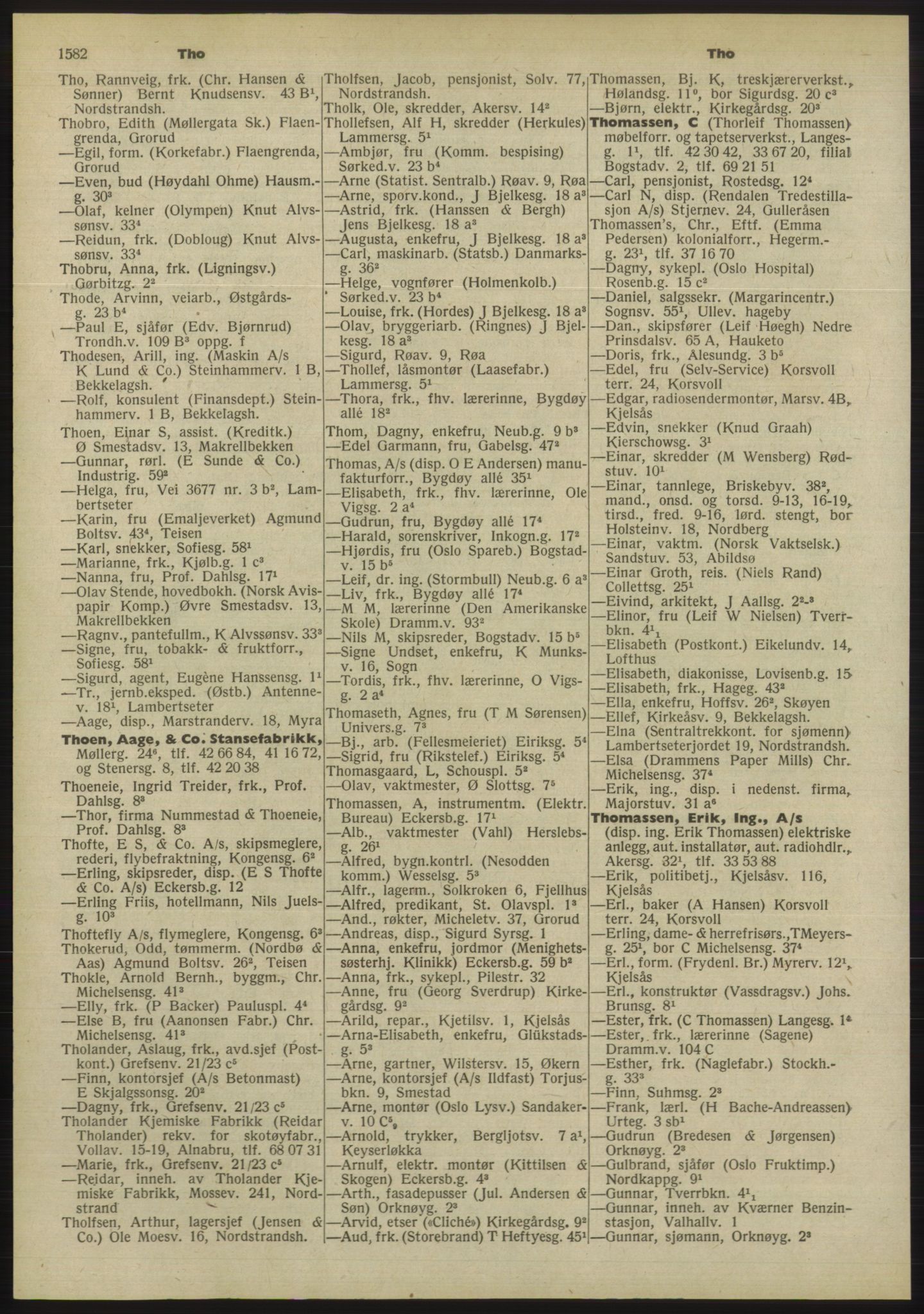 Kristiania/Oslo adressebok, PUBL/-, 1955, p. 1582
