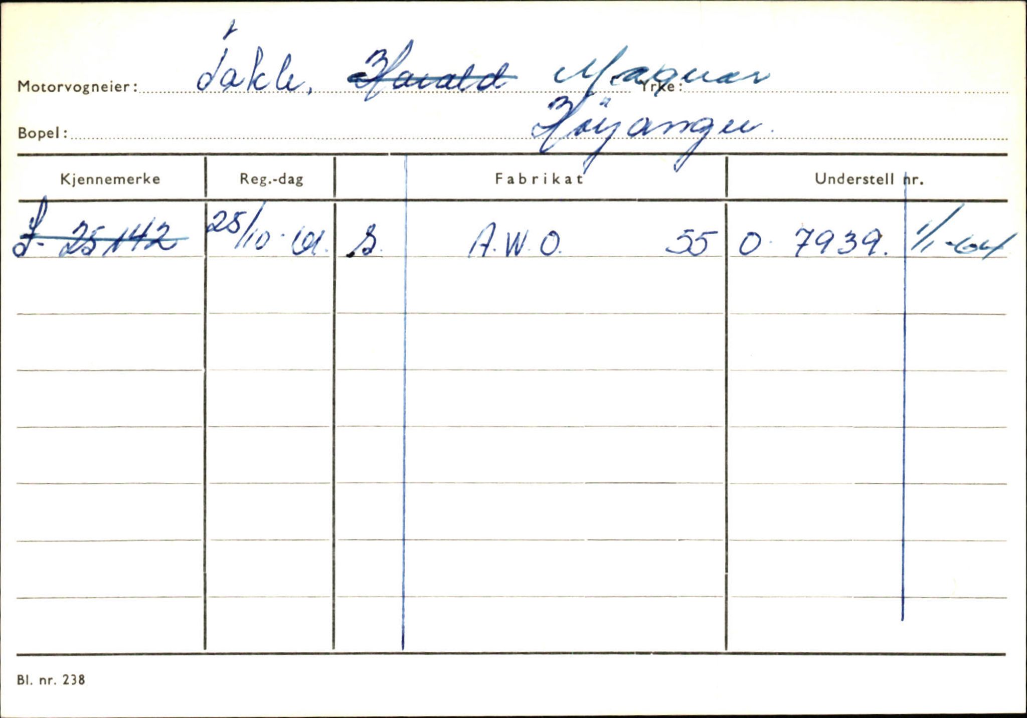 Statens vegvesen, Sogn og Fjordane vegkontor, SAB/A-5301/4/F/L0131: Eigarregister Høyanger P-Å. Stryn S-Å, 1945-1975, p. 569