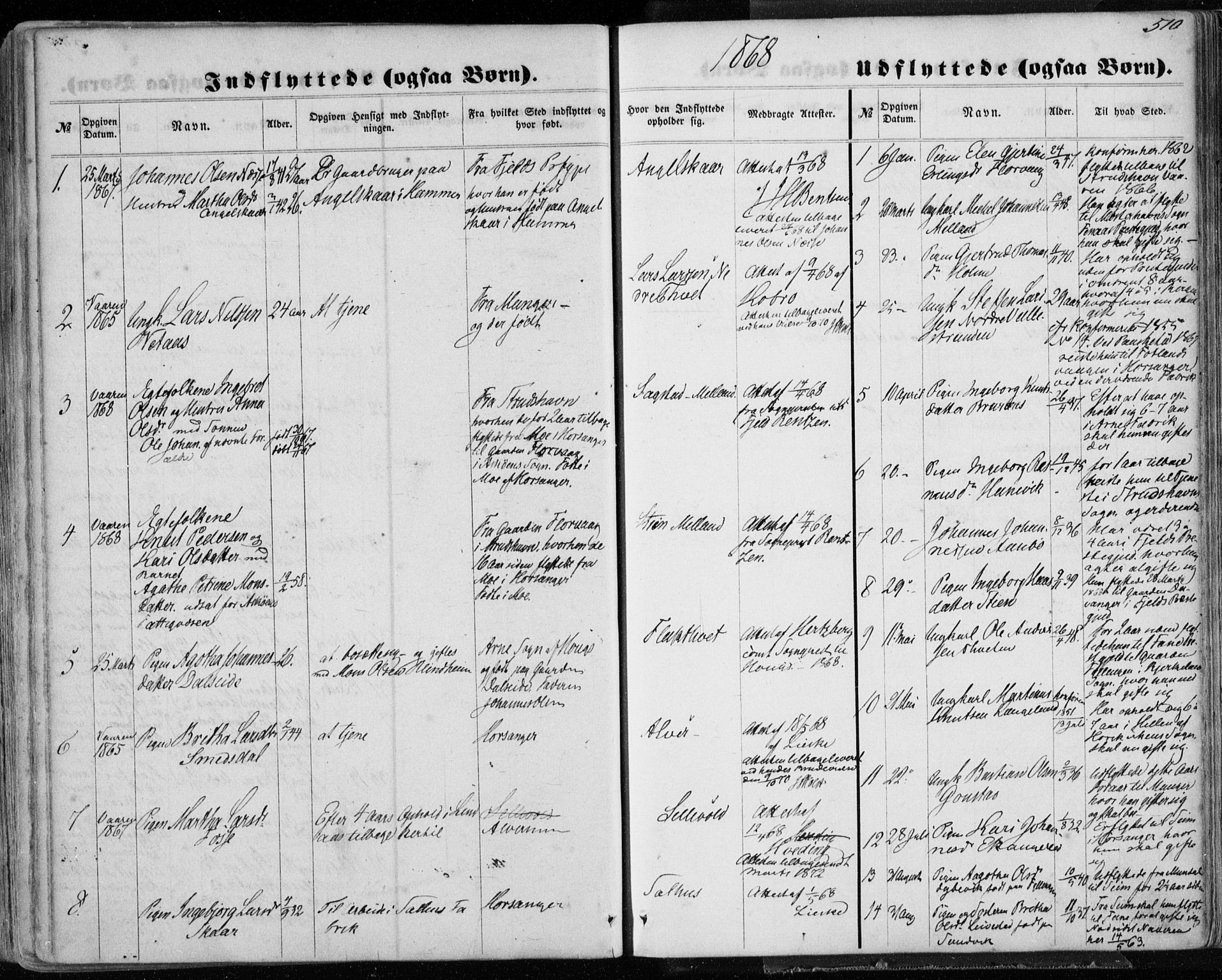 Hamre sokneprestembete, SAB/A-75501/H/Ha/Haa/Haaa/L0014: Parish register (official) no. A 14, 1858-1872, p. 510