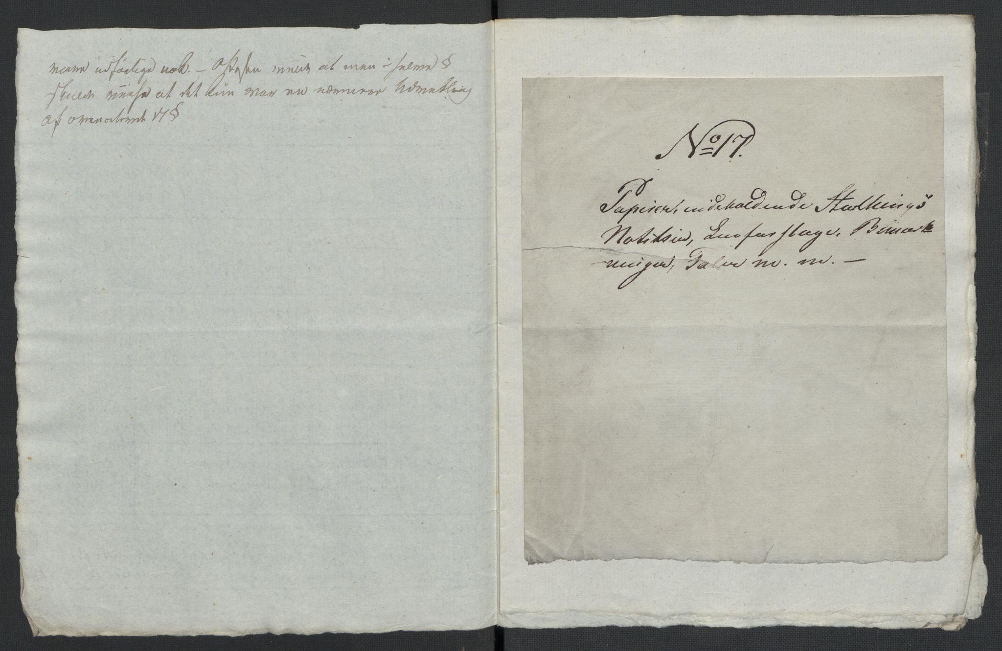 Christie, Wilhelm Frimann Koren, RA/PA-0014/F/L0006: Christies dokumenter fra Stortinget, 1817-1818, p. 251