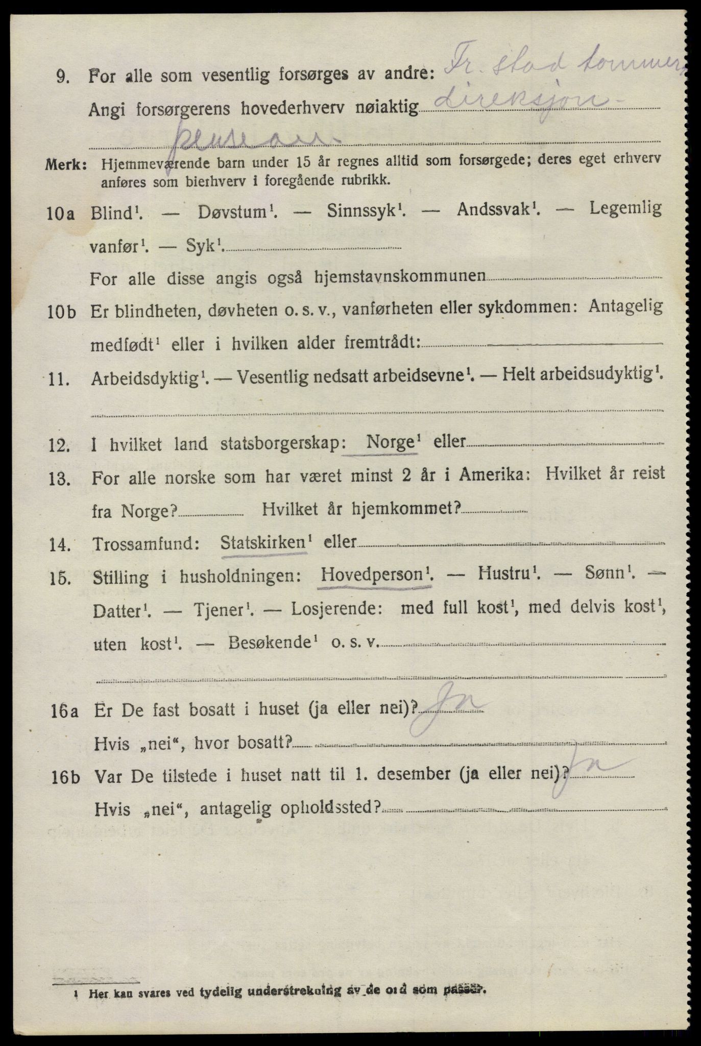 SAO, 1920 census for Tune, 1920, p. 15599