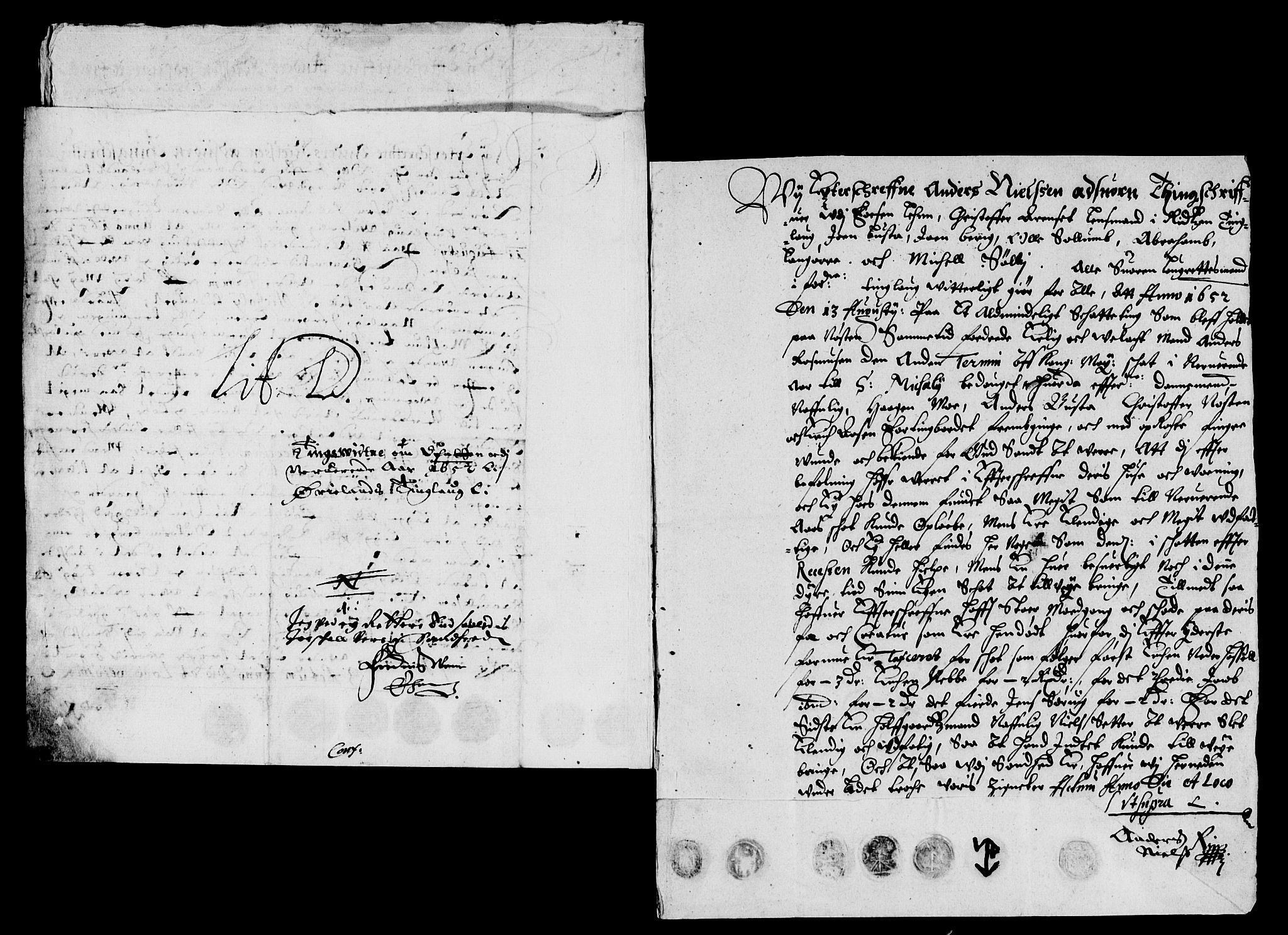 Rentekammeret inntil 1814, Reviderte regnskaper, Lensregnskaper, AV/RA-EA-5023/R/Rb/Rbw/L0109: Trondheim len, 1652