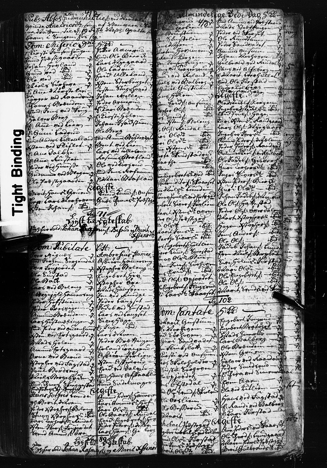 Fåberg prestekontor, SAH/PREST-086/H/Ha/Hab/L0001: Parish register (copy) no. 1, 1727-1767, p. 412-413