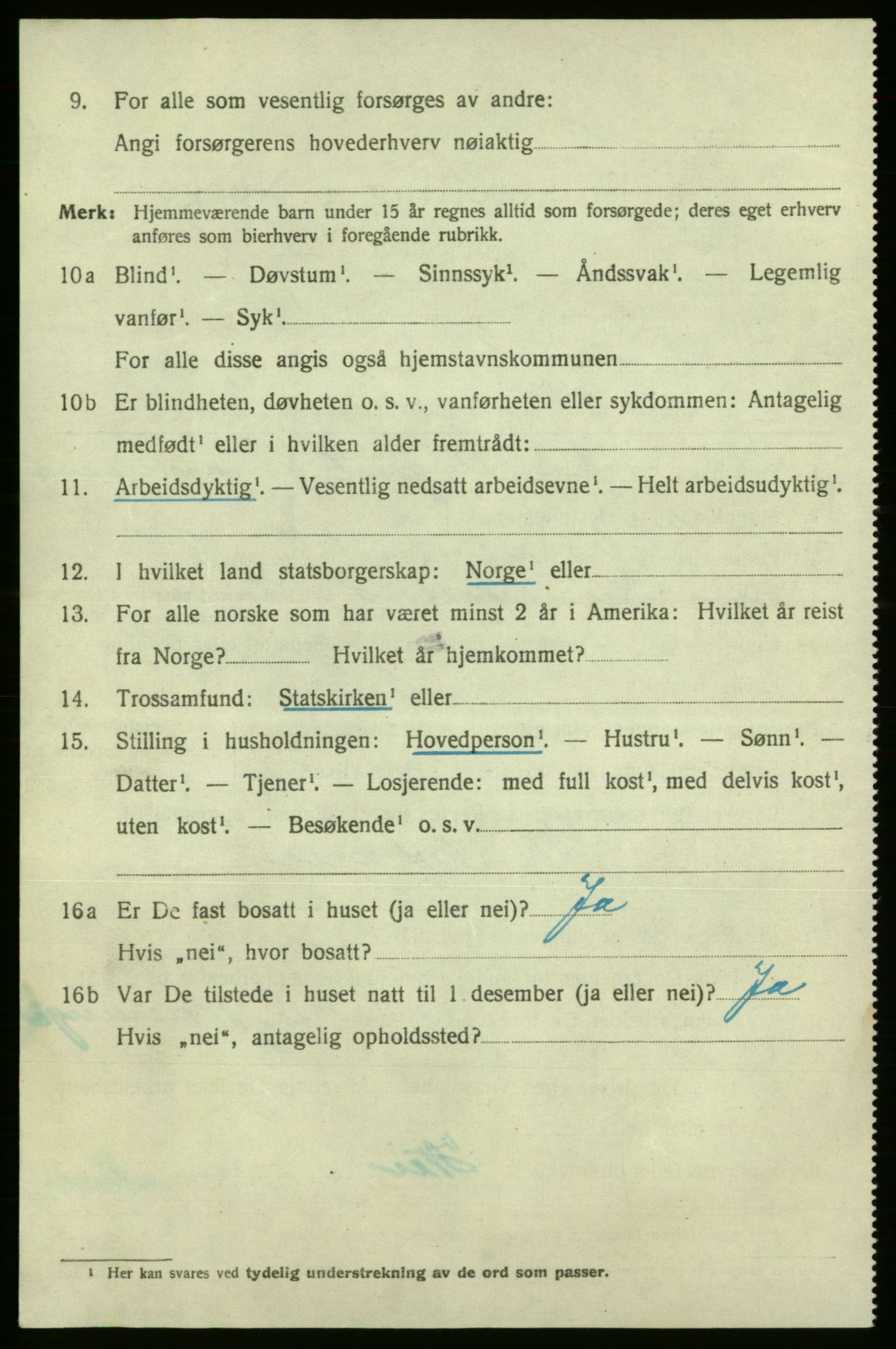 SAO, 1920 census for Fredrikshald, 1920, p. 13792