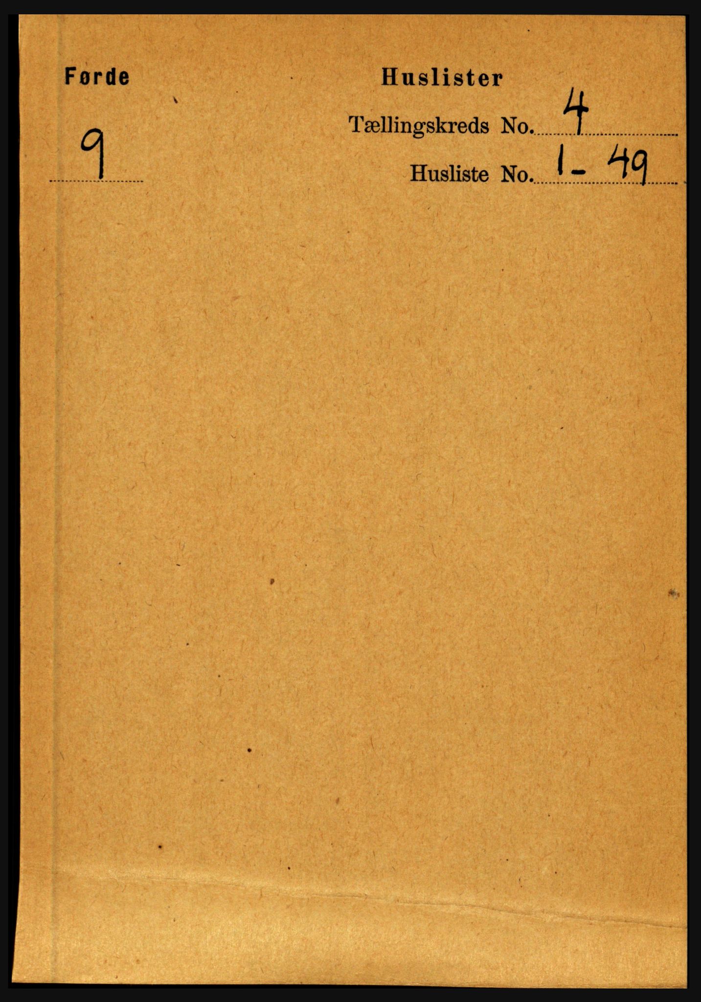 RA, 1891 census for 1432 Førde, 1891, p. 1000