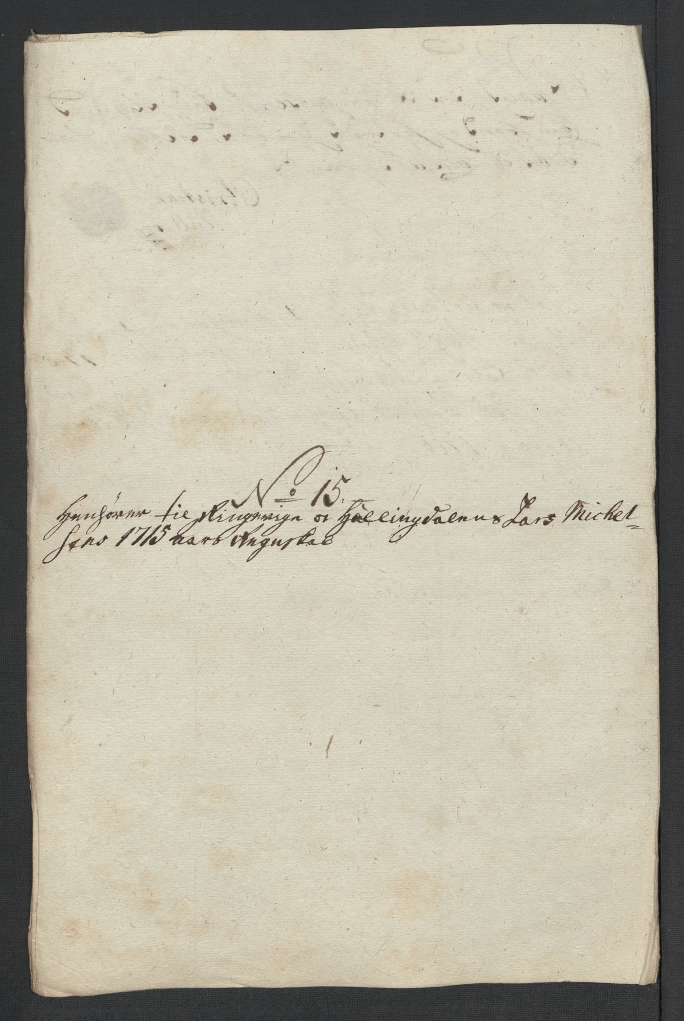 Rentekammeret inntil 1814, Reviderte regnskaper, Fogderegnskap, RA/EA-4092/R23/L1473: Fogderegnskap Ringerike og Hallingdal, 1715, p. 188
