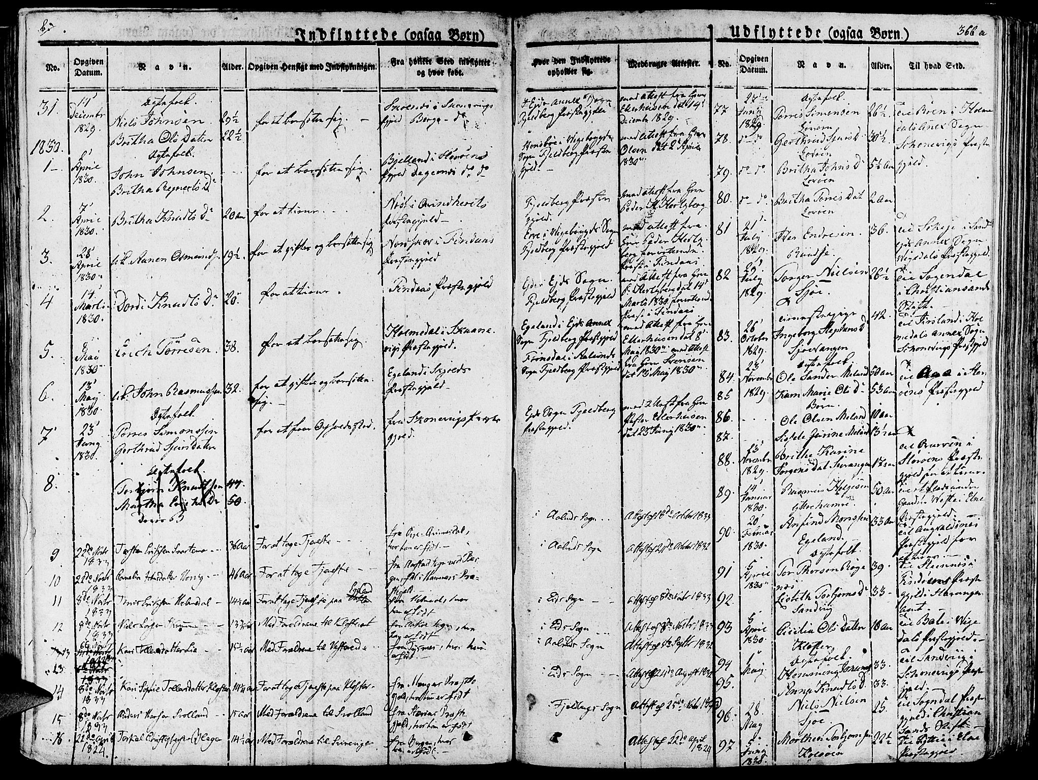Fjelberg sokneprestembete, SAB/A-75201/H/Haa: Parish register (official) no. A 5, 1822-1834, p. 366