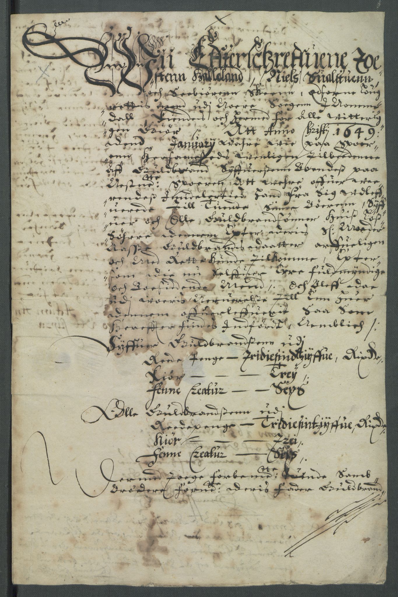 Riksarkivets diplomsamling, AV/RA-EA-5965/F02/L0162: Dokumenter, 1649, p. 4