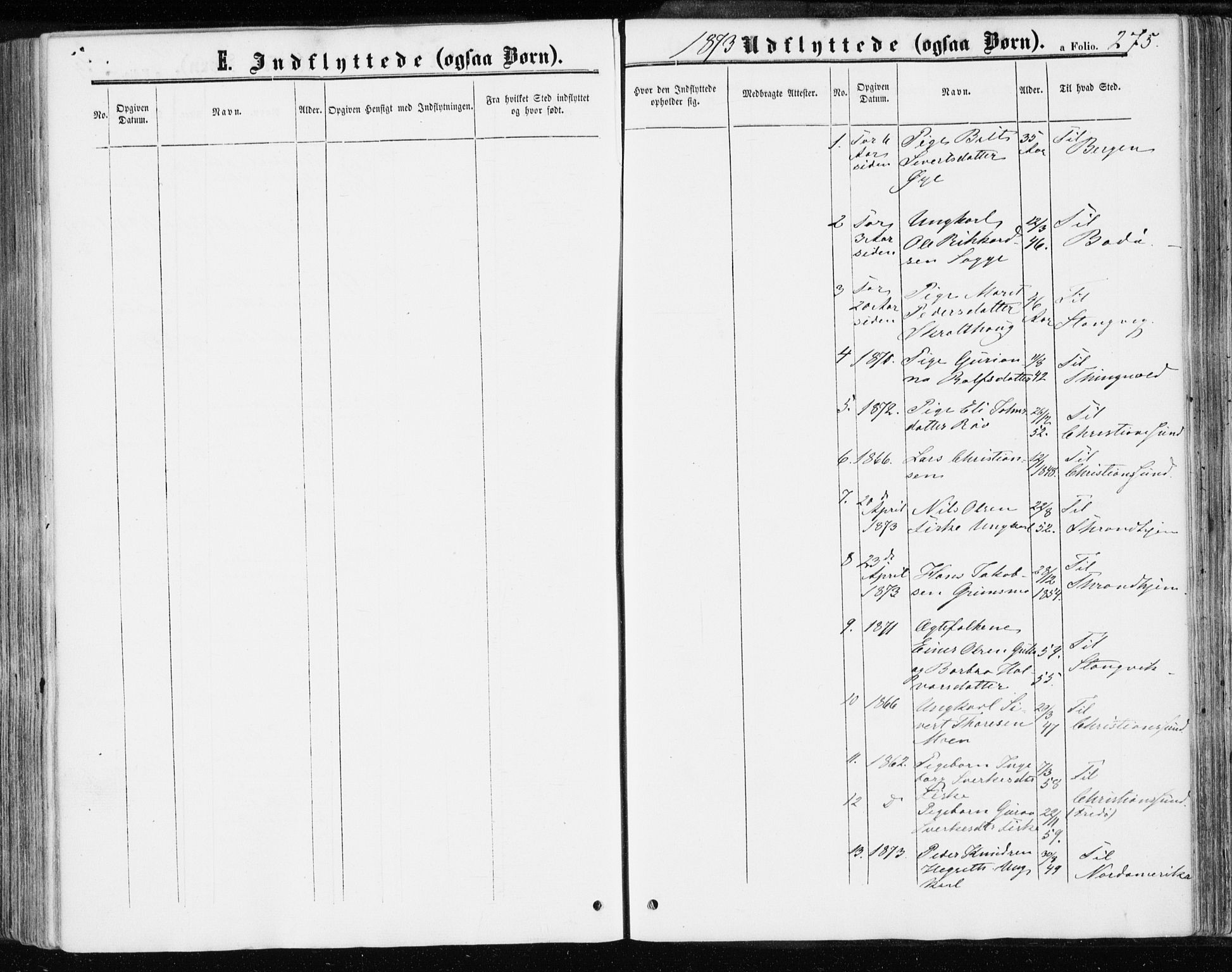 Ministerialprotokoller, klokkerbøker og fødselsregistre - Møre og Romsdal, SAT/A-1454/595/L1045: Parish register (official) no. 595A07, 1863-1873, p. 275
