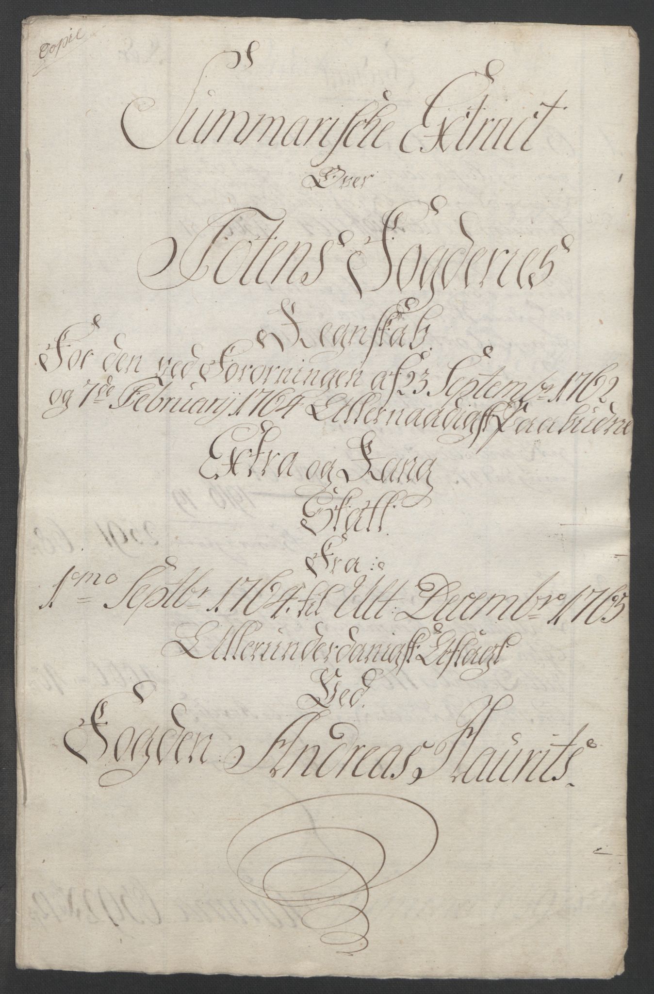Rentekammeret inntil 1814, Reviderte regnskaper, Fogderegnskap, RA/EA-4092/R19/L1399: Fogderegnskap Toten, Hadeland og Vardal, 1762-1783, p. 88