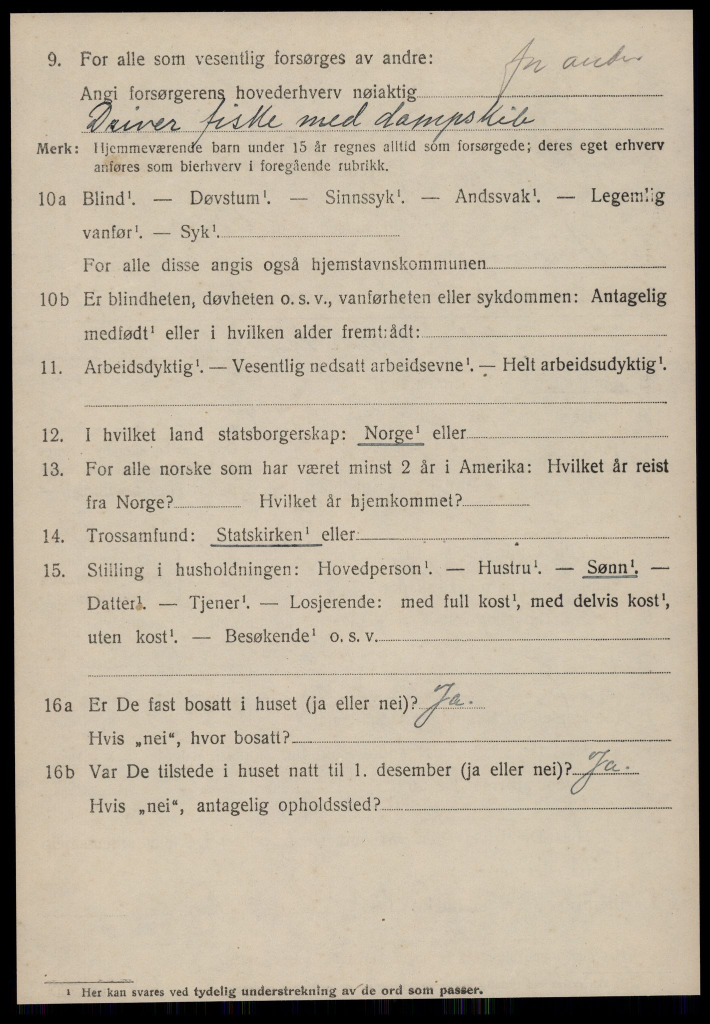 SAT, 1920 census for Borgund, 1920, p. 17341